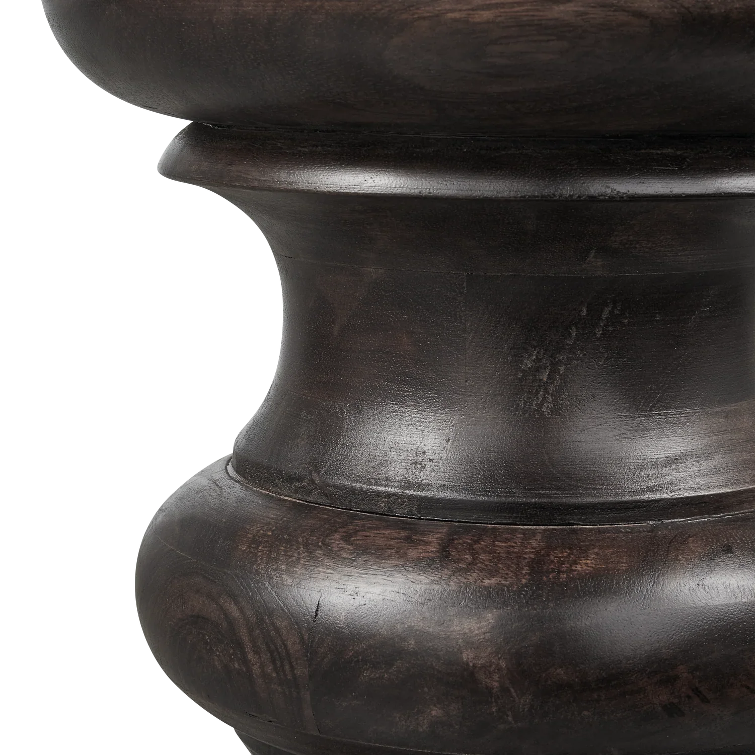 JONAH SIDE TABLE MANGO WOOD DARK BROWN 42xO30CM