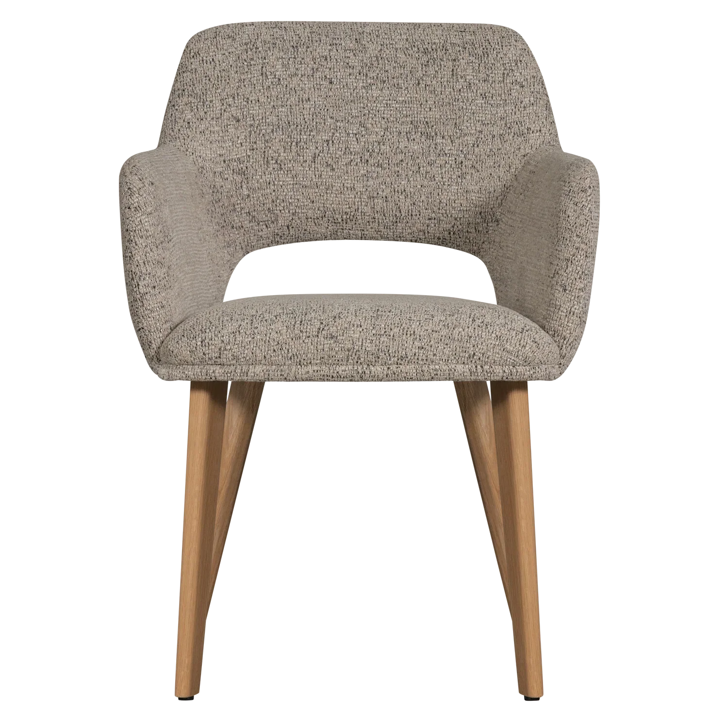 MURAT DINING CHAIR NATURAL WITH WOODEN LEG NATURAL