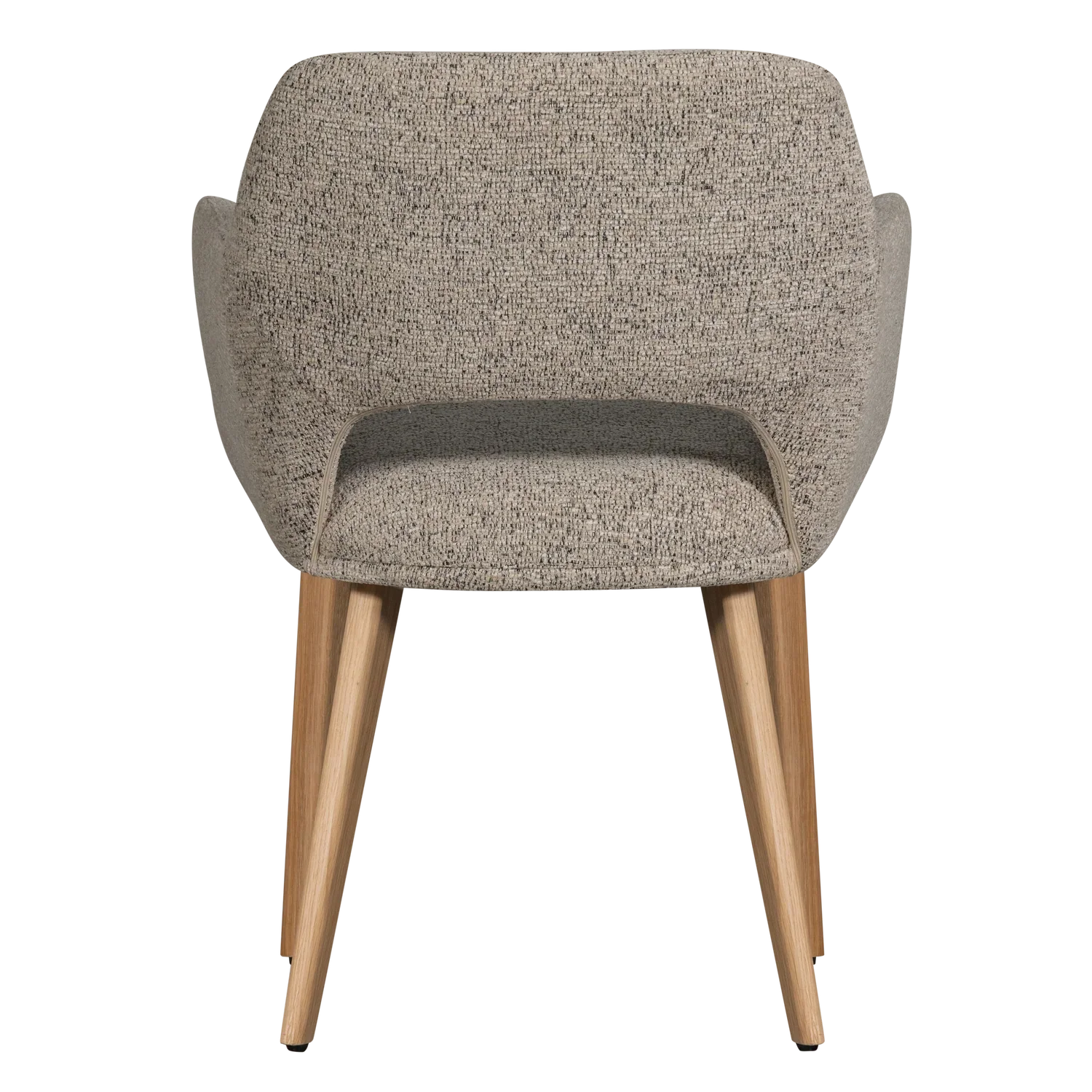 MURAT DINING CHAIR NATURAL WITH WOODEN LEG NATURAL