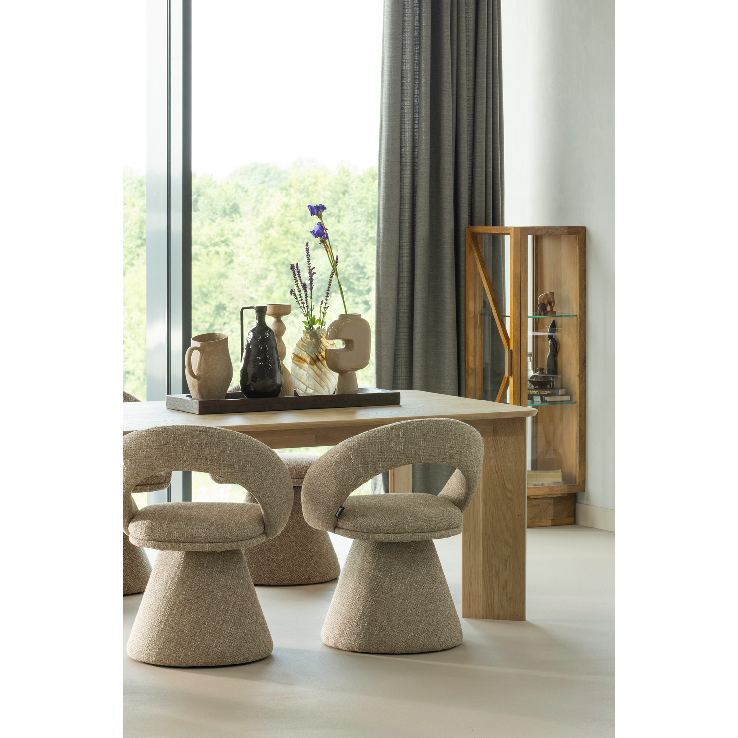 GIANNA VASE ALUMINIUM SAND