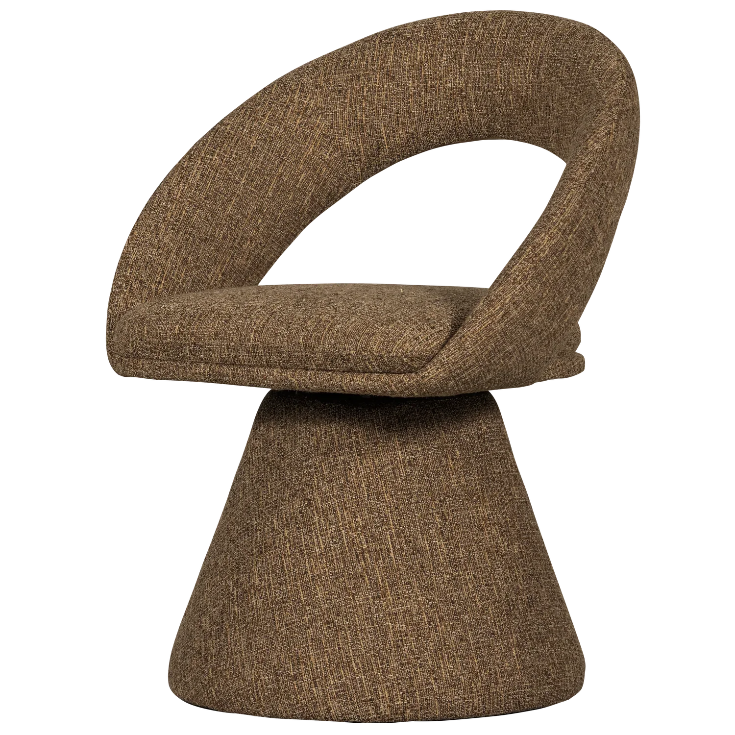 WINTER SWIVEL DINING CHAIR SAND MELANGE