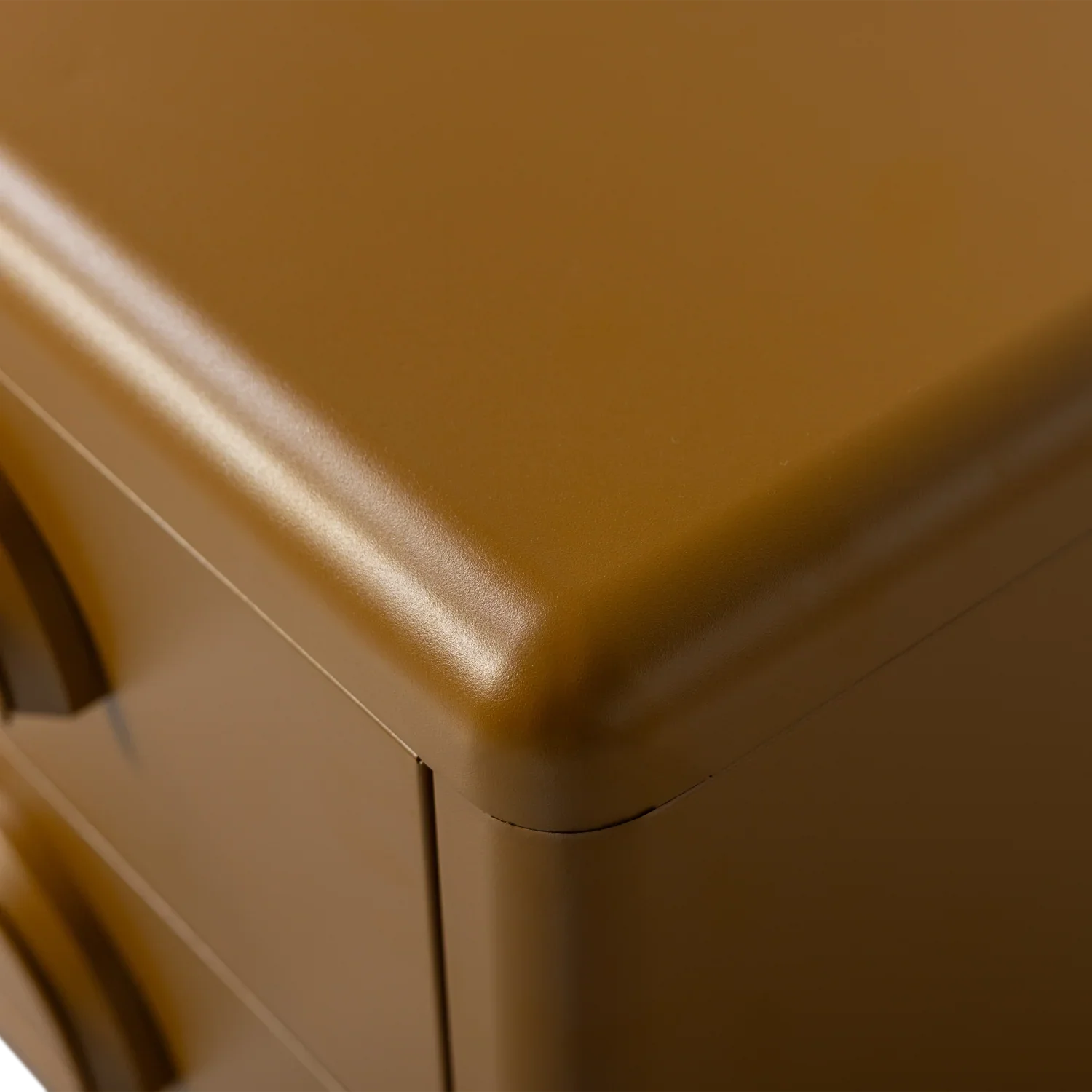 RUNE DRESSER/NIGHT STAND 2 DRAWERS METAL HONEY YELLOW