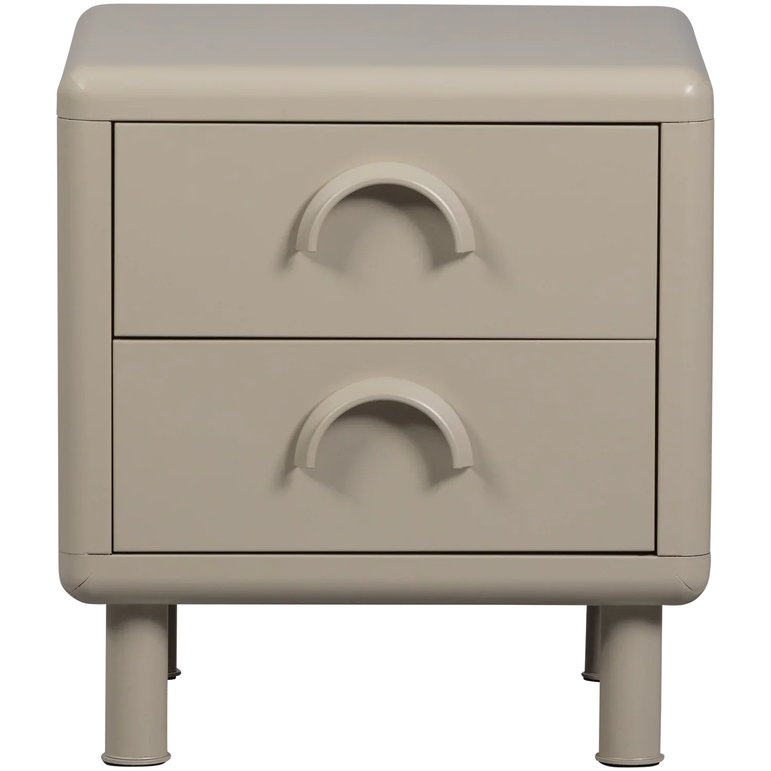 RUNE DRESSER/NIGHT STAND 2 DRAWERS METAL SAND