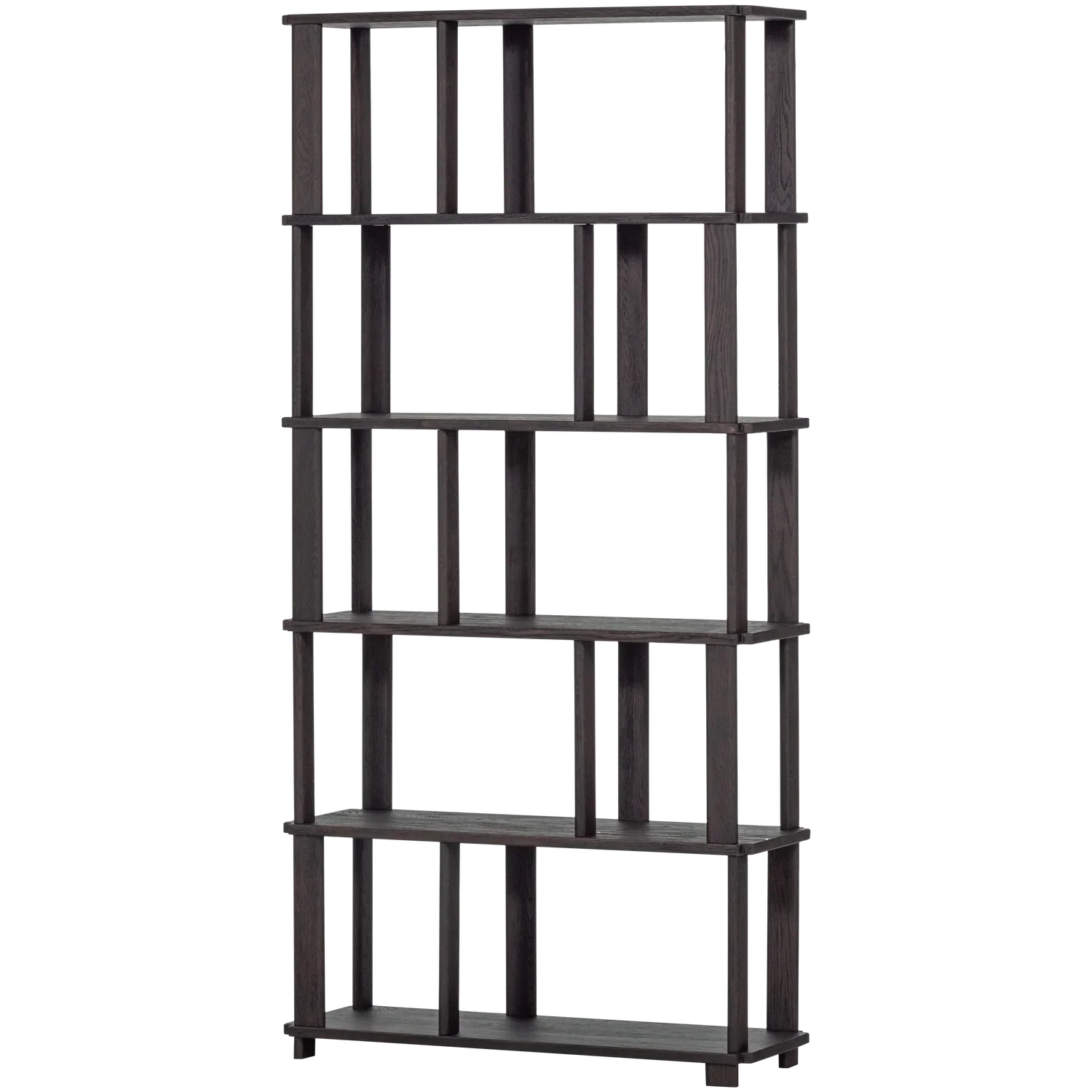 RISS BOOKSHELF OAK MYSTIQUE BROWN 186x90CM