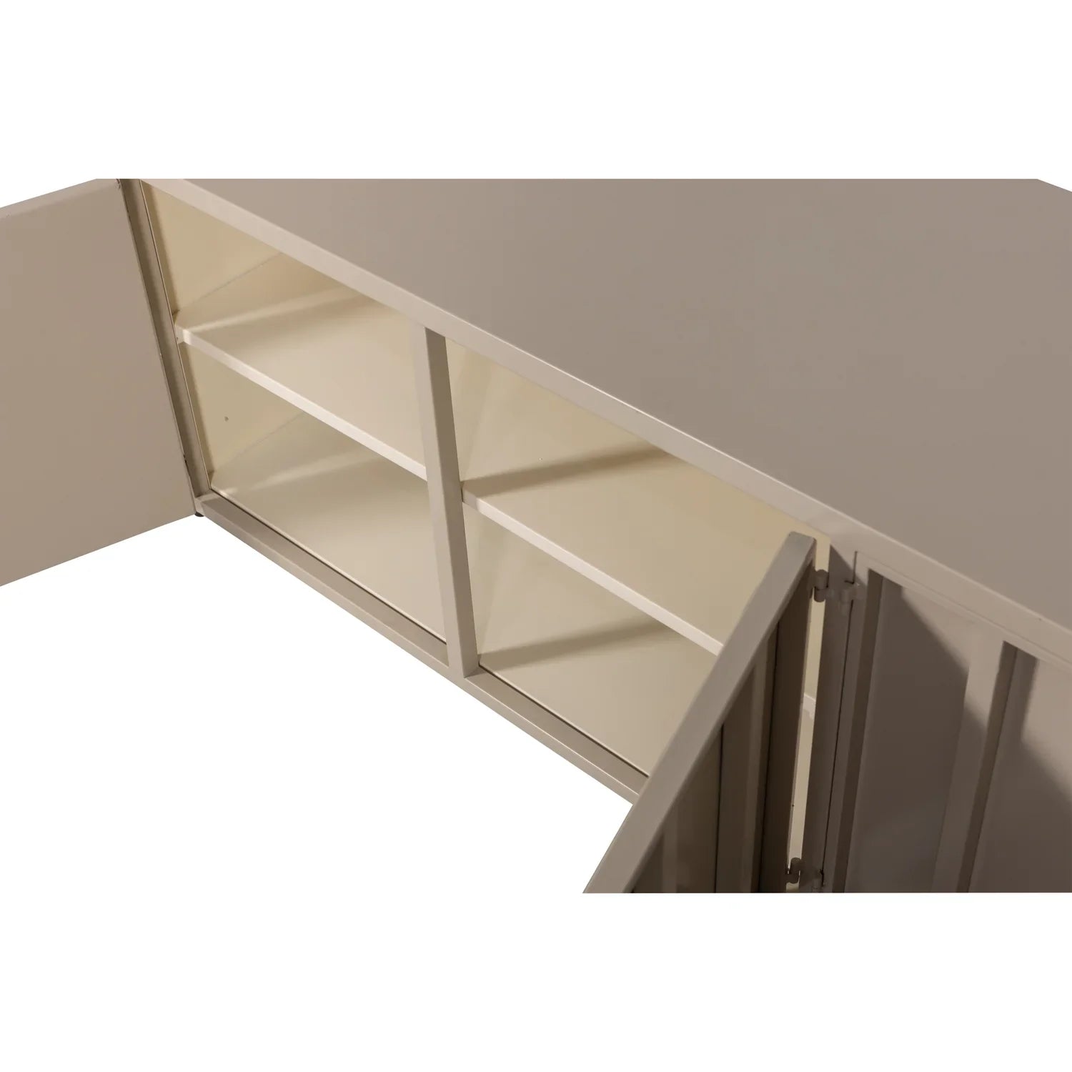 LEVEL TV STAND METAL SAND 44x160CM