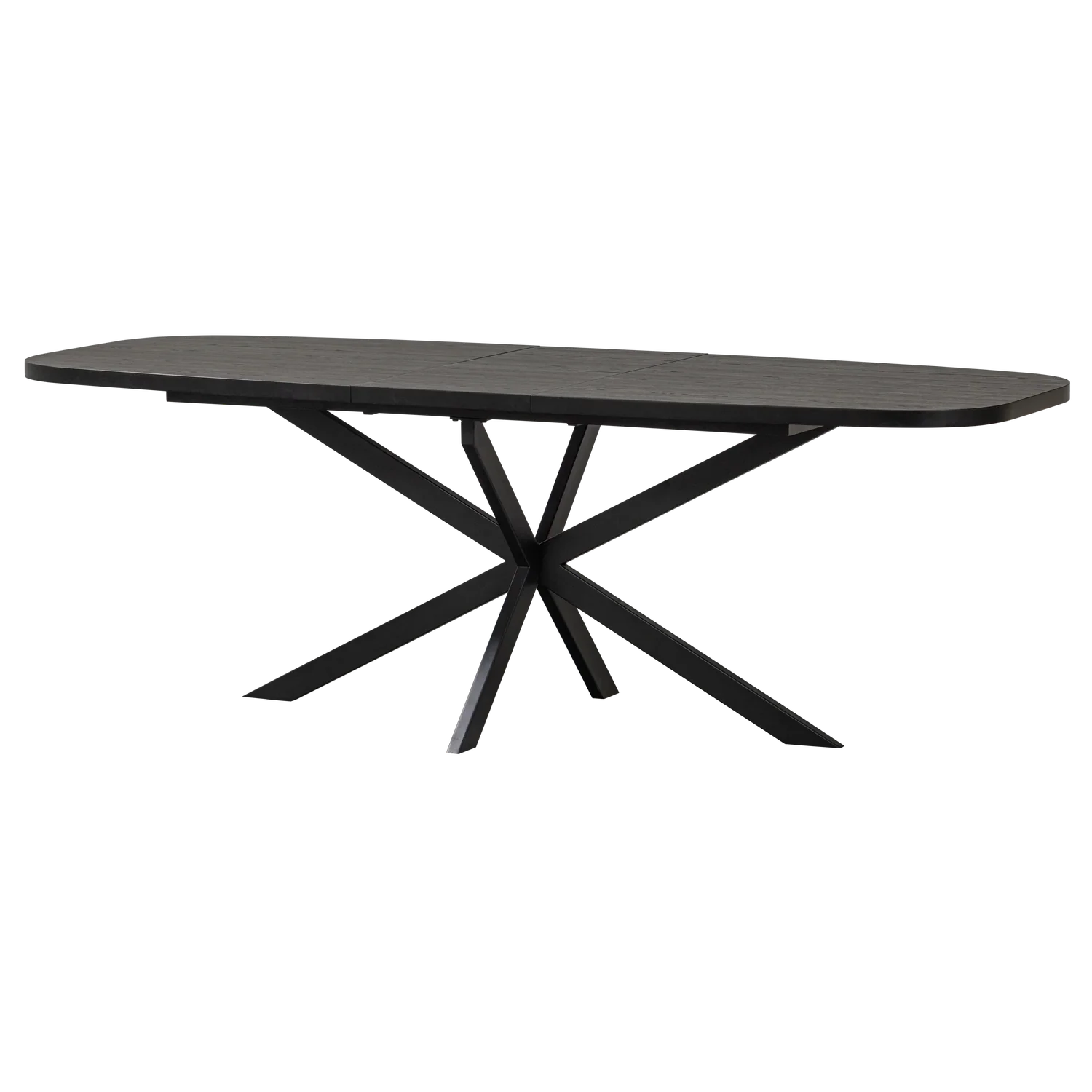 ARROS DINING TABLE EXTENDABLE 180-220x90CM MDF BLACK