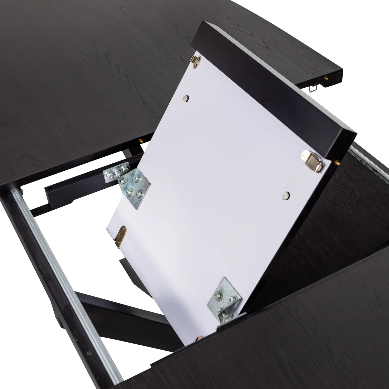 ARROS DINING TABLE EXTENDABLE 180-220x90CM MDF BLACK