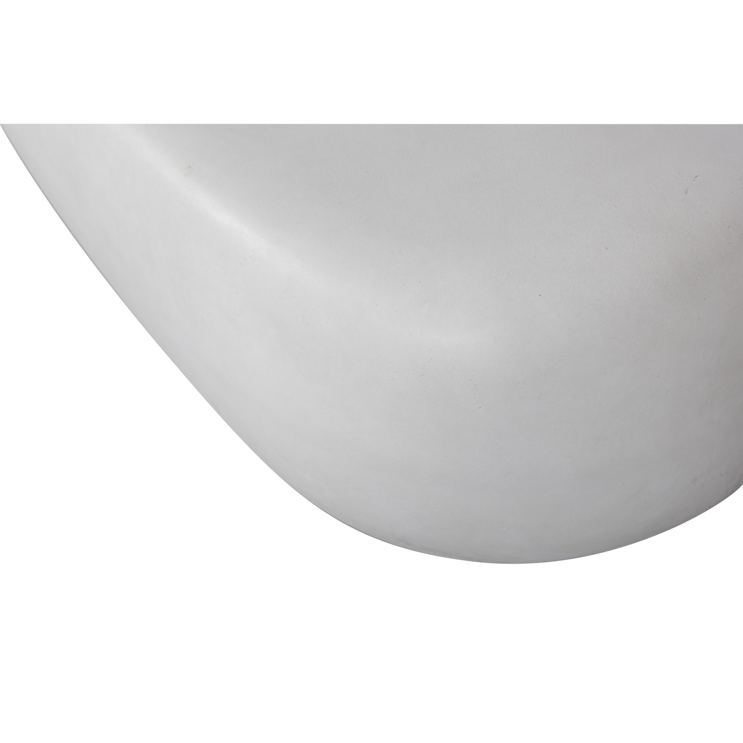 PEBBLE COFFEE TABLE WHITE 28x100x43CM