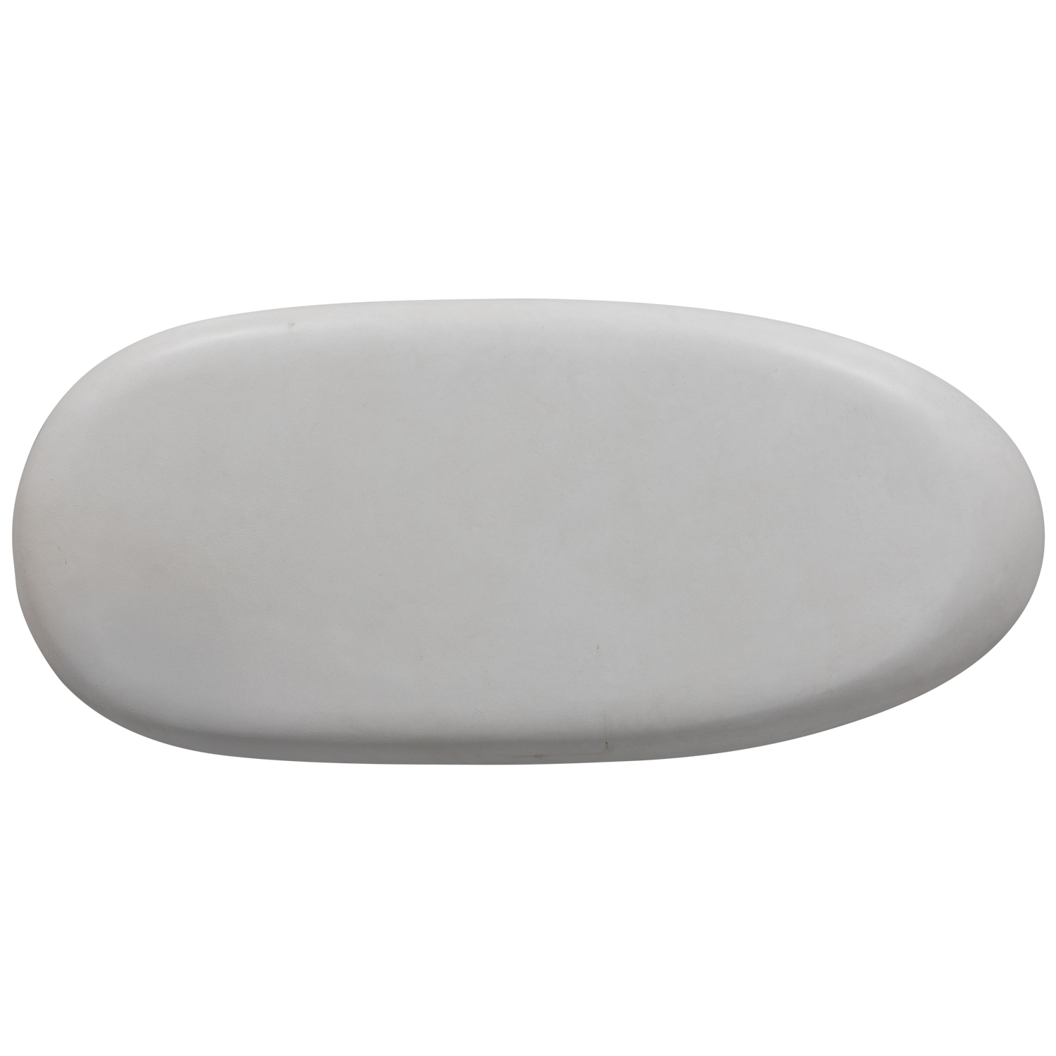 PEBBLE COFFEE TABLE WHITE 28x100x43CM