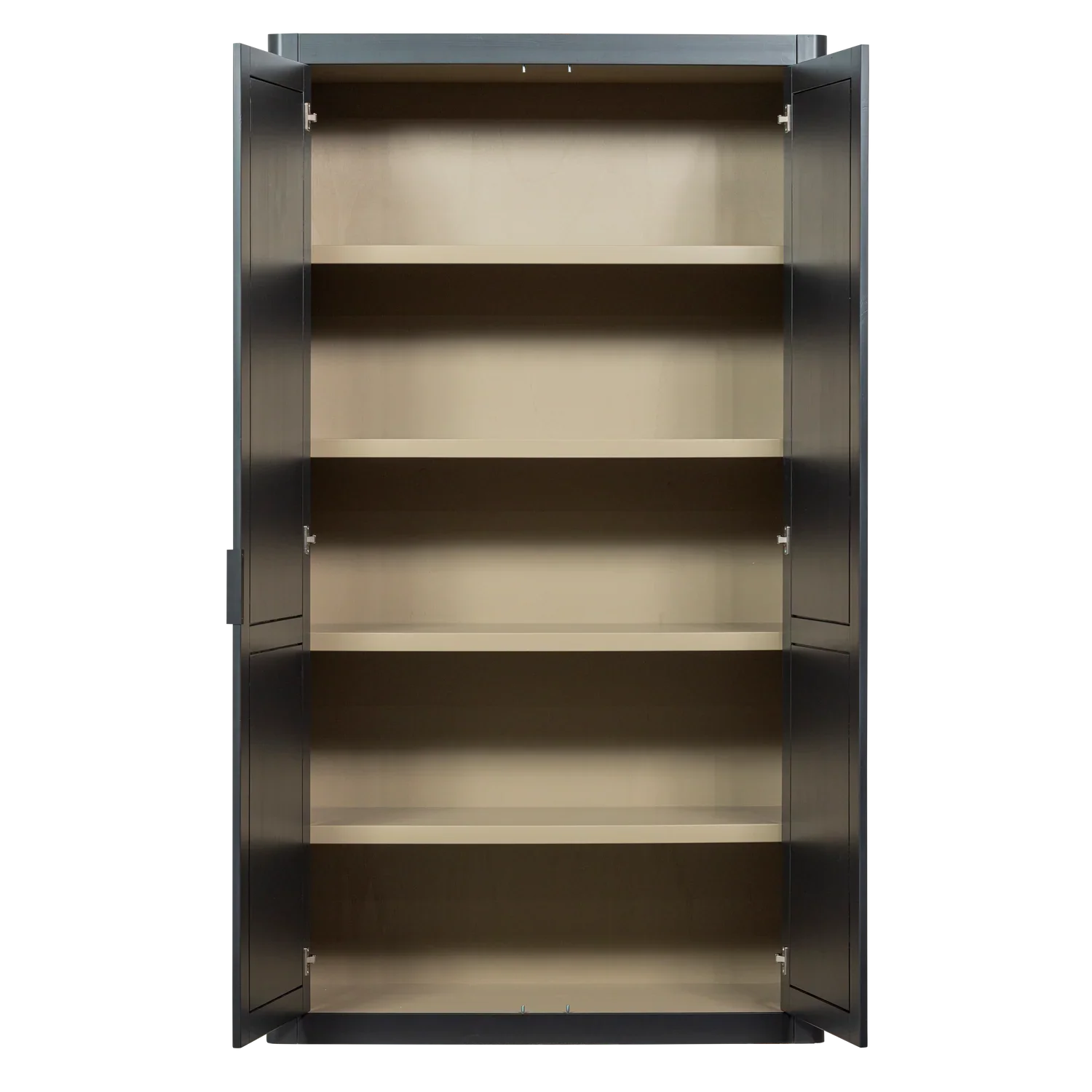 GUNNAR STORAGE CABINET PINE MATT BLACK [fsc]