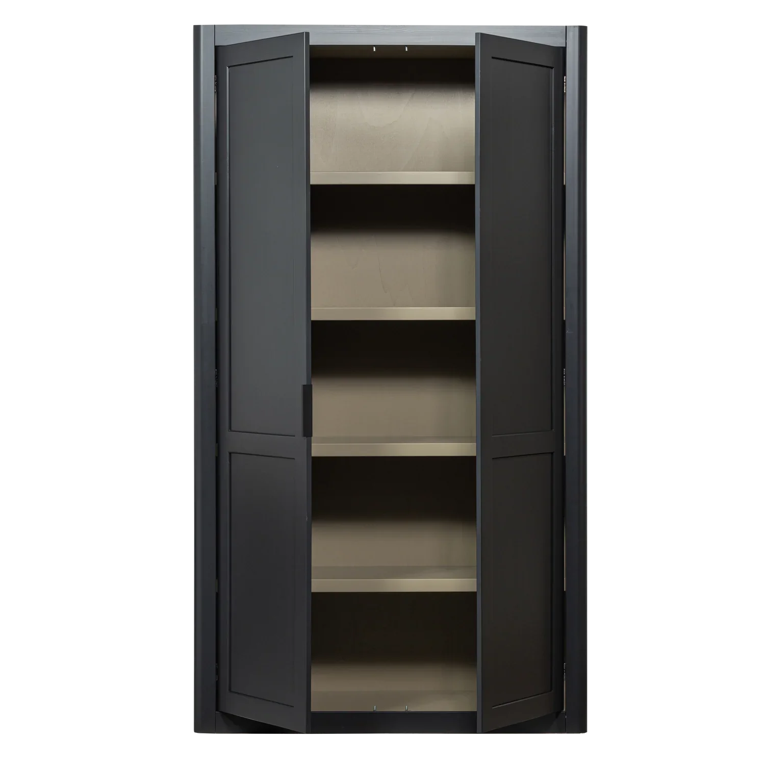GUNNAR STORAGE CABINET PINE MATT BLACK [fsc]
