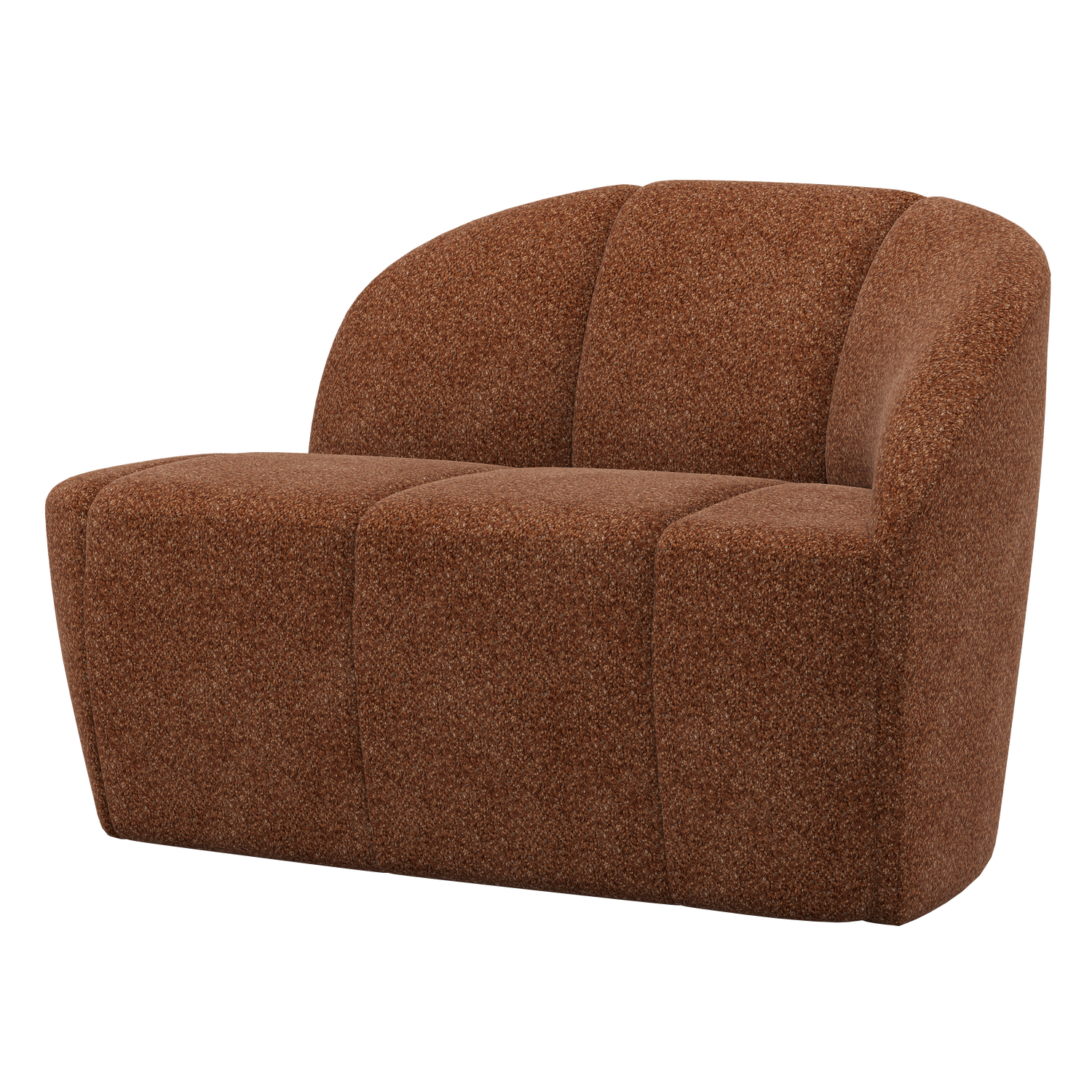 WOOOD canapea 2 locuri MOJO | 100% Pes | Maro | 73x112x77 cm