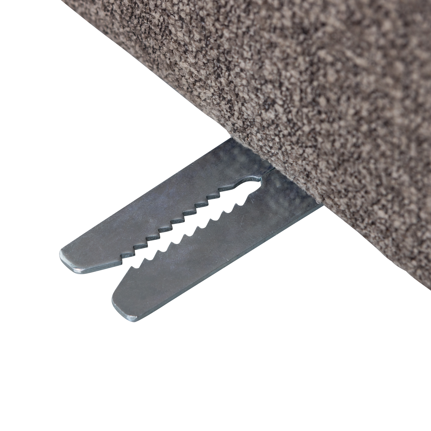 MOJO DINING BENCH 84CM WITH BACKREST BOUCLE BROWN MELANGE