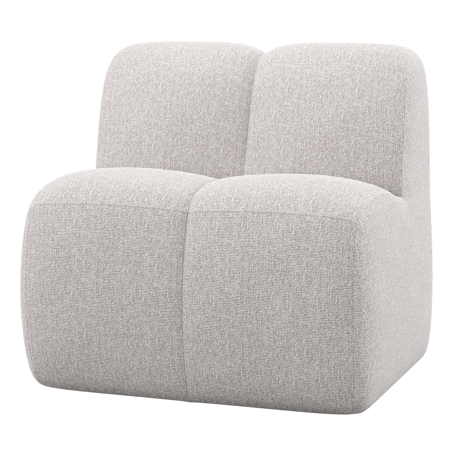 WOOOD banca dining MOJO | 100% Pes | Ecru | 83x84x73 cm