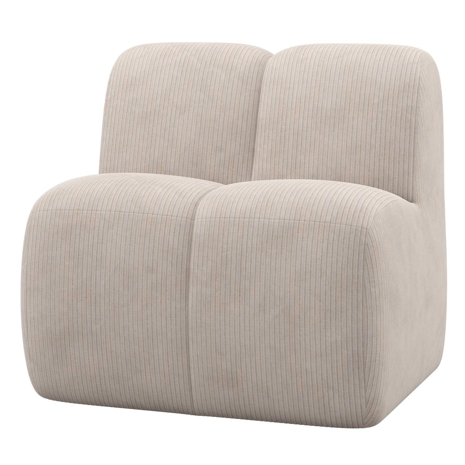 WOOOD banca dining MOJO | 100% Pes | Ecru | 83x84x73 cm