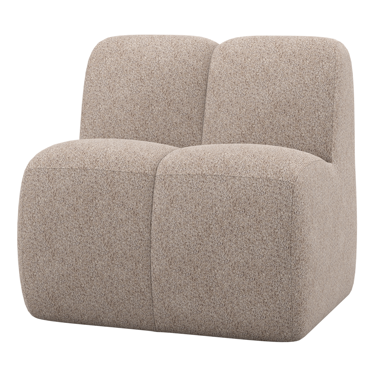 WOOOD banca dining MOJO | 100% Pes | Nisipiu | 83x84x73 cm