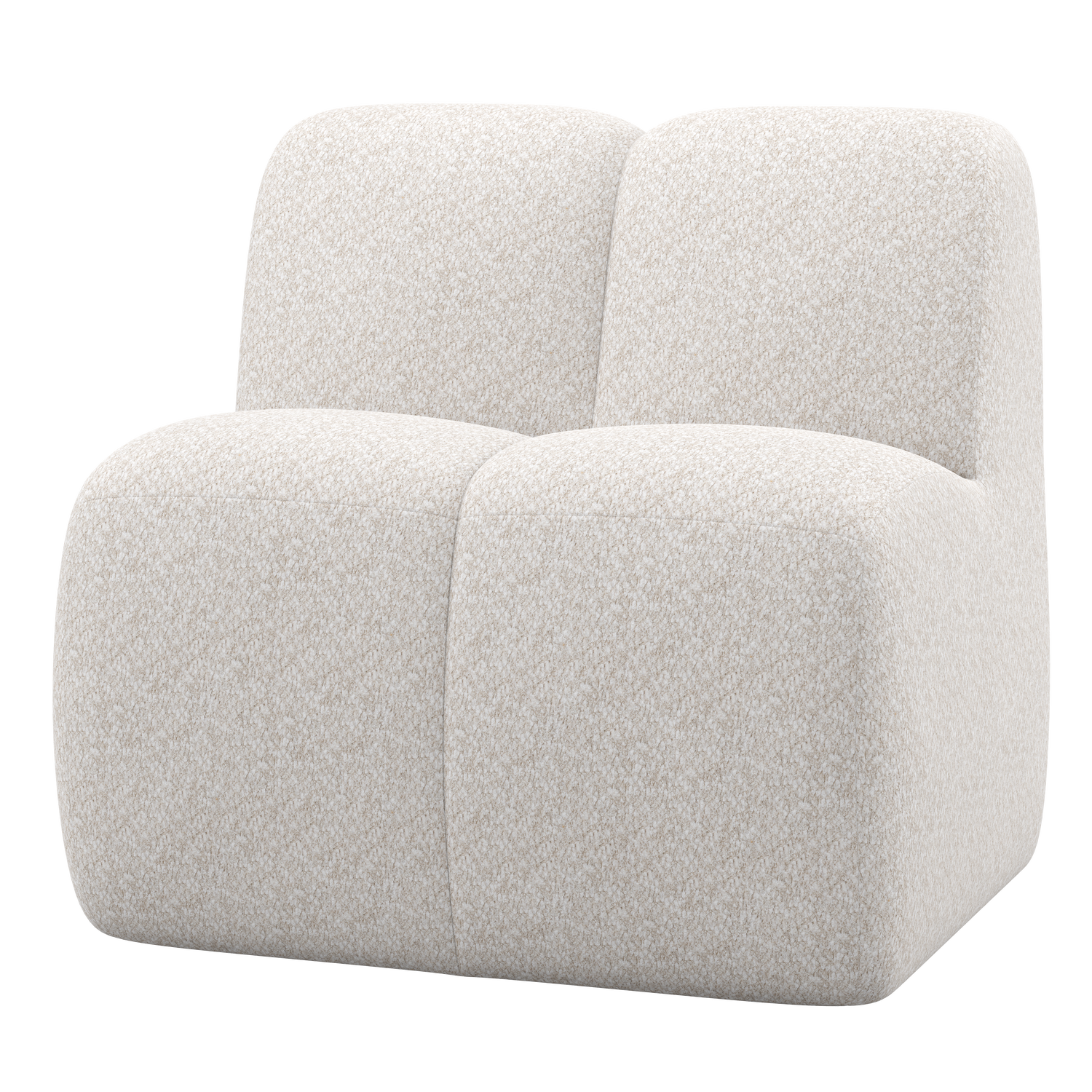 WOOOD banca dining MOJO | 100% Pes | Ecru | 83x84x73 cm