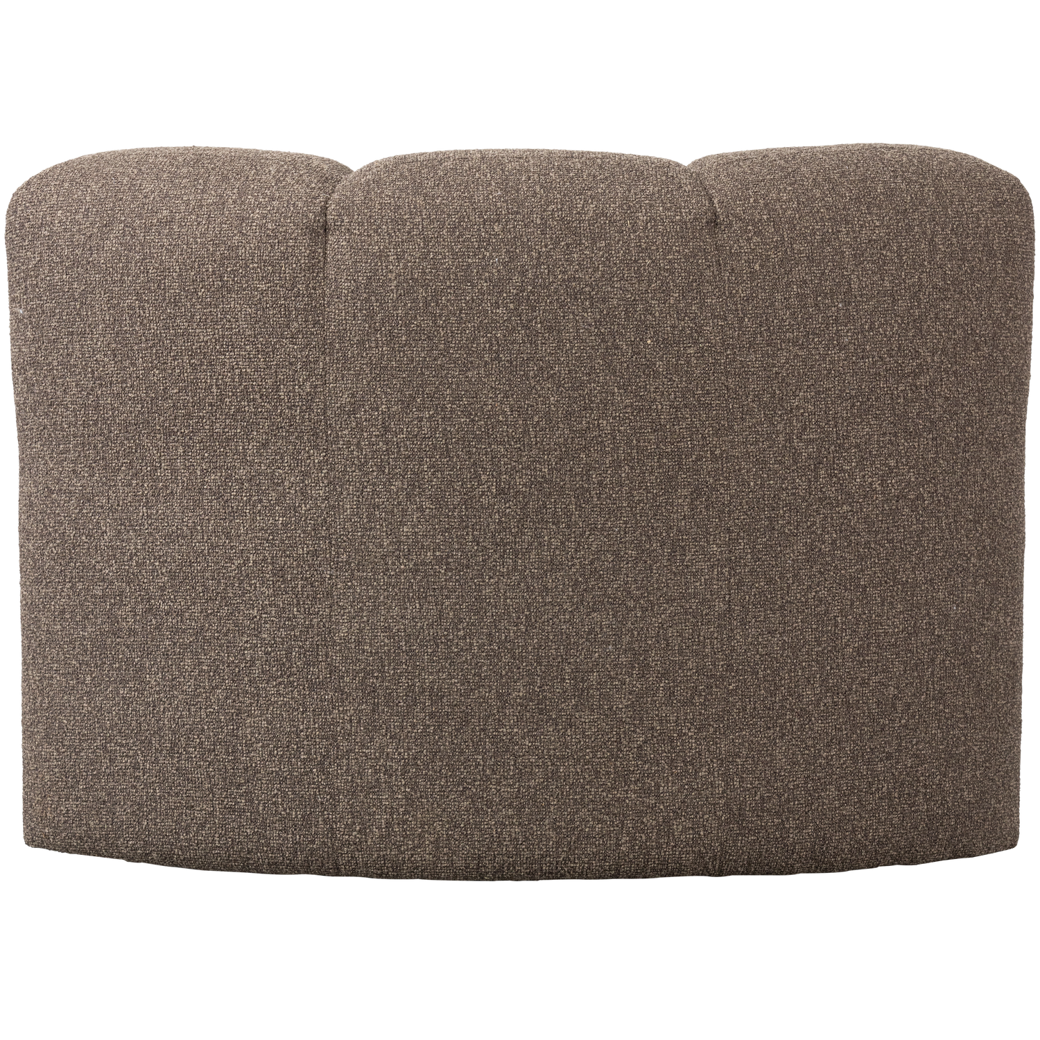 MOJO DINING BENCH CORNER WITH BACKREST BOUCLE BROWN MELANGE