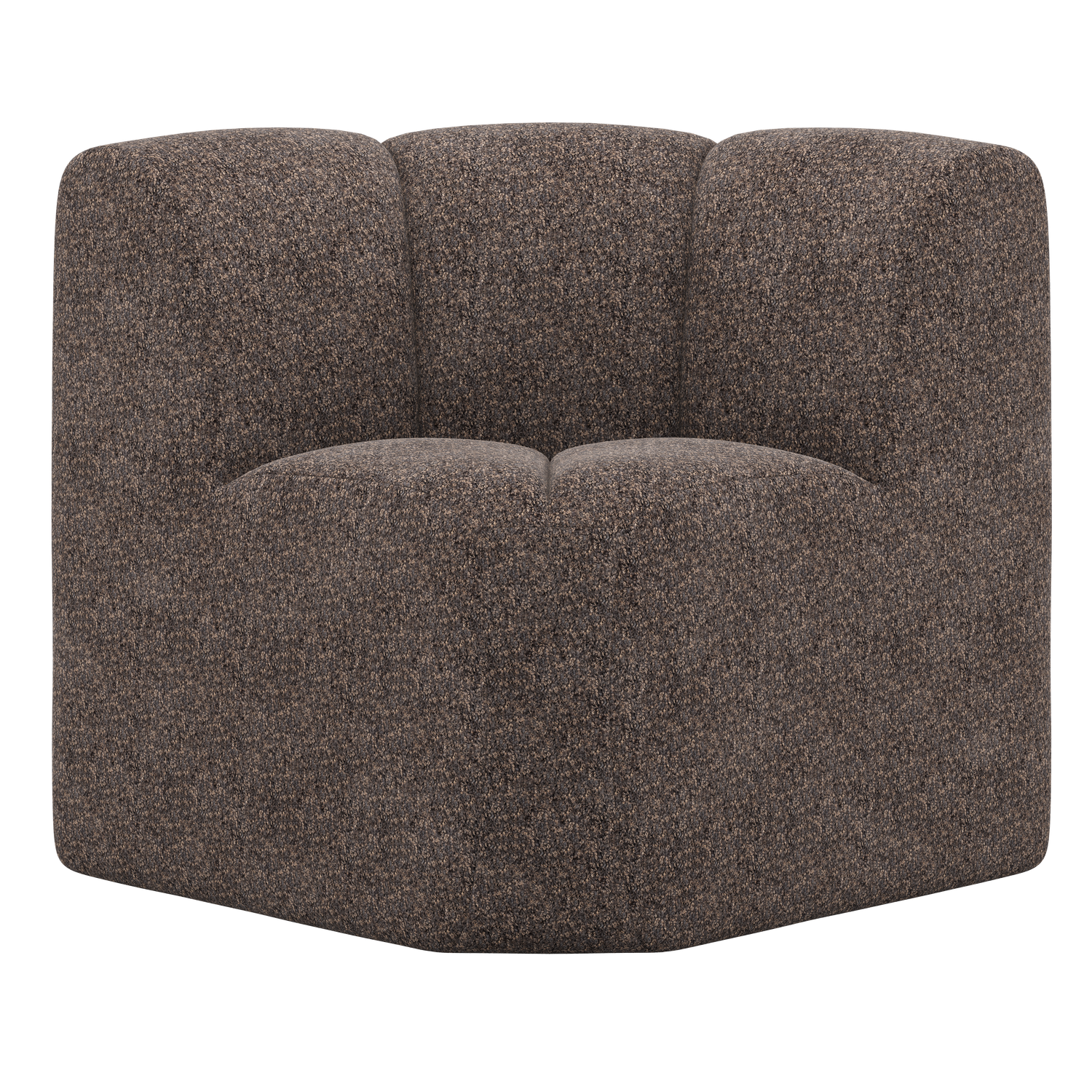 WOOOD banca dining MOJO | 100% Pes | Maro | 83x83x83 cm