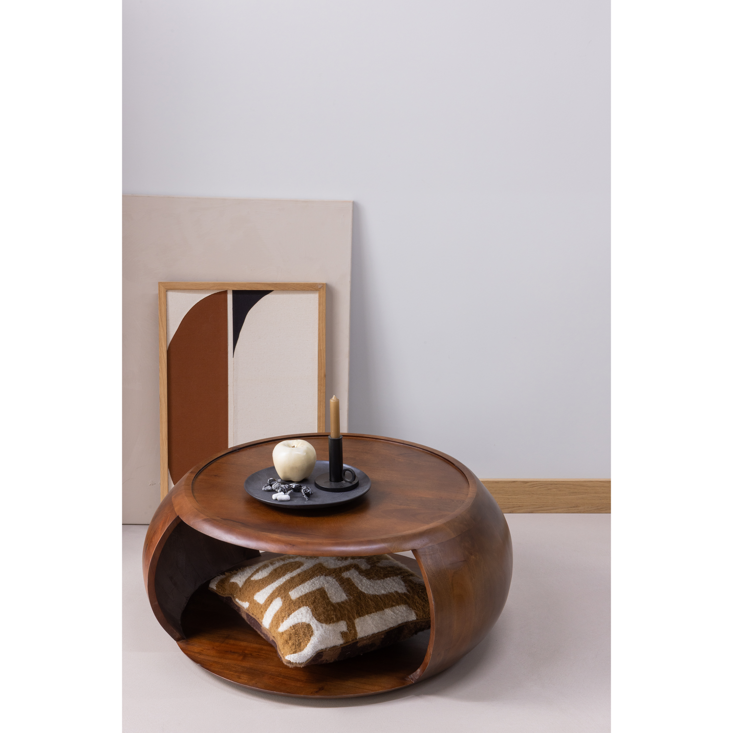 COLE COFFEE TABLE MANGO WOOD BROWN