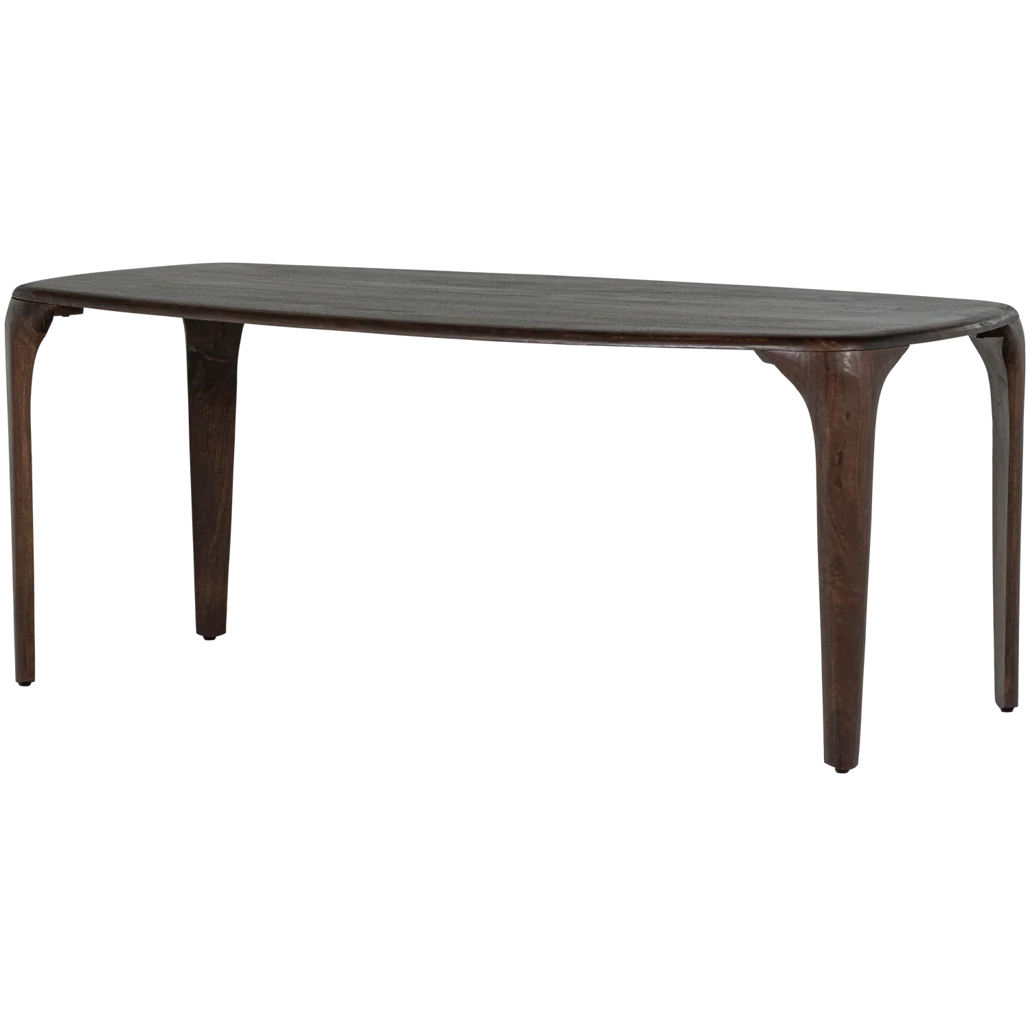 FIORE DINING TABLE MANGO WOOD DARK BROWN 190x95 CM