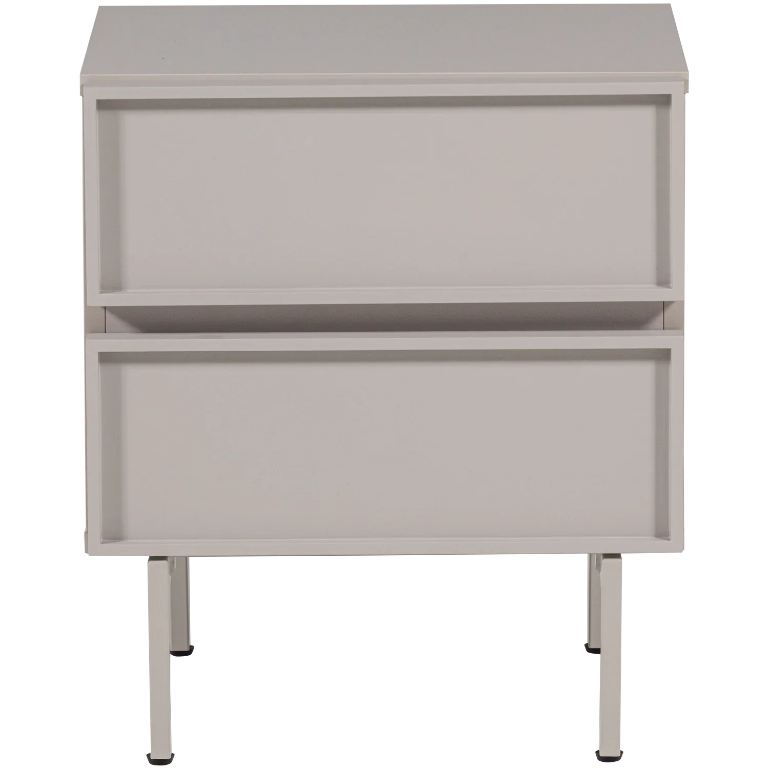 TOURS DRESSER/NIGHTSTAND WITH 2 DRAWERS MELAMINE/MDF SAND