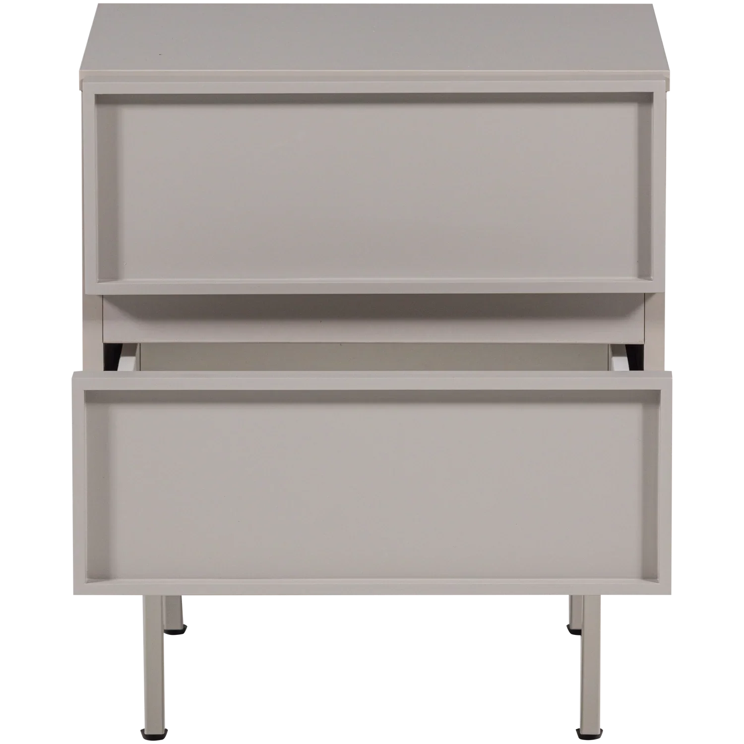 TOURS DRESSER/NIGHTSTAND WITH 2 DRAWERS MELAMINE/MDF SAND