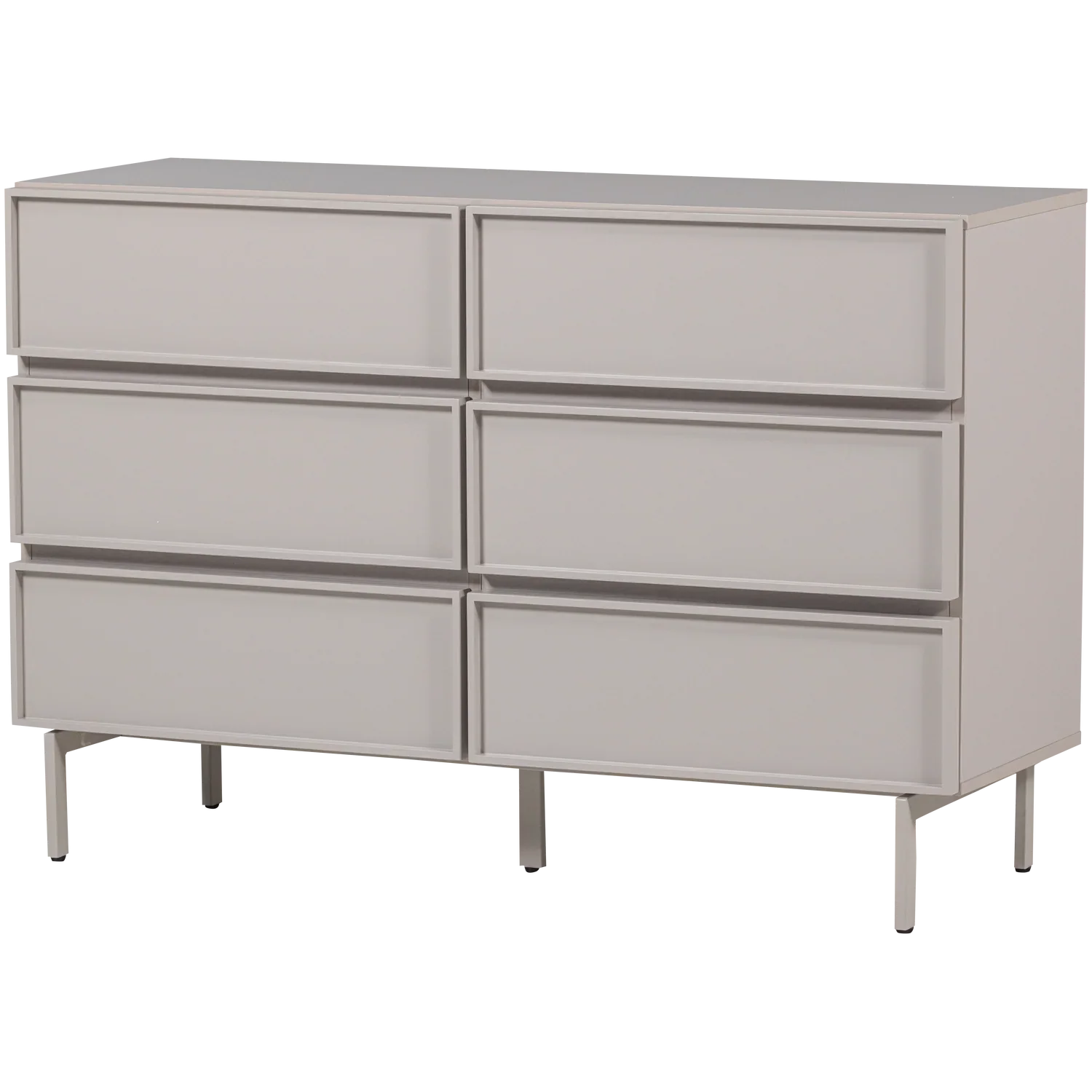 TOURS DRESSER 6 DRAWERS MELAMINE/MDF SAND