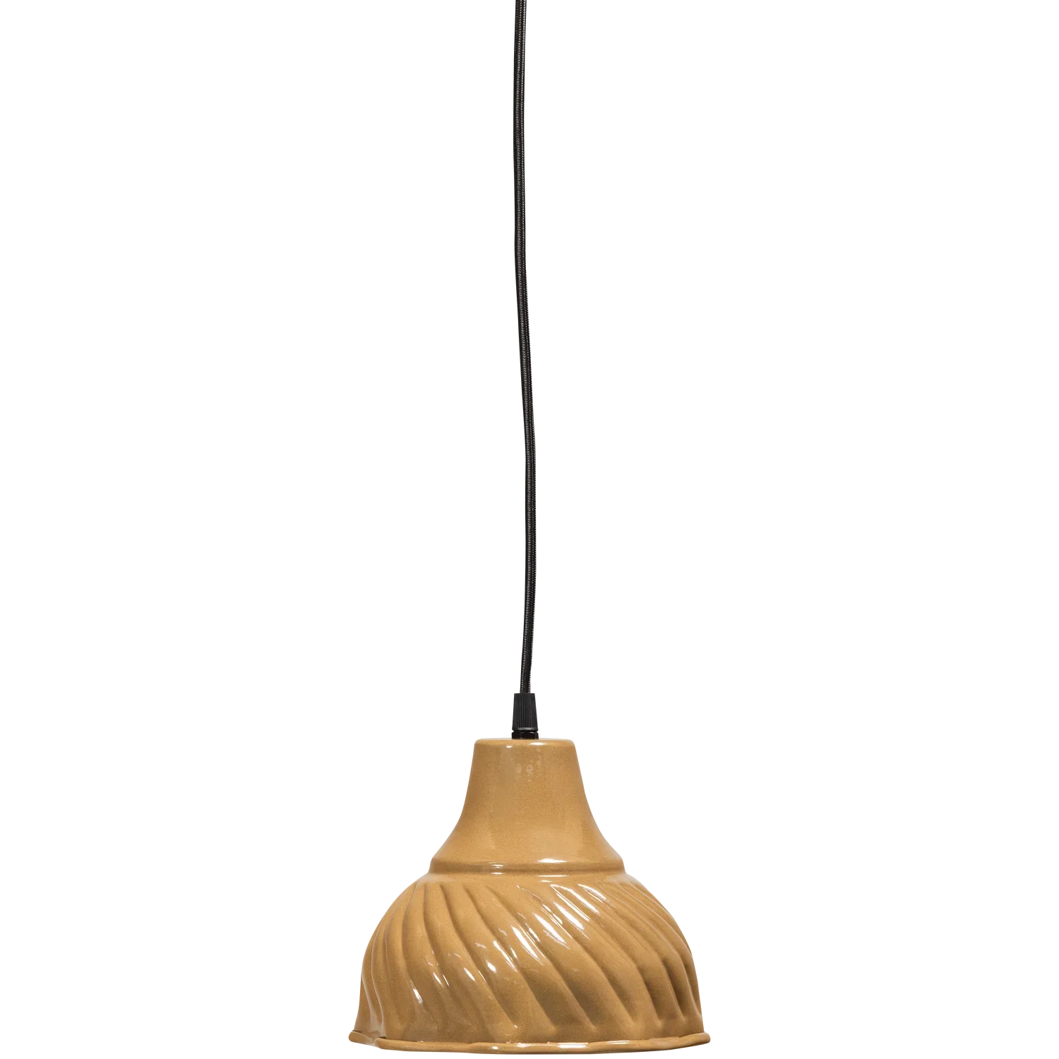 ARLESO HANGING LAMP METAL HONEY YELLOW
