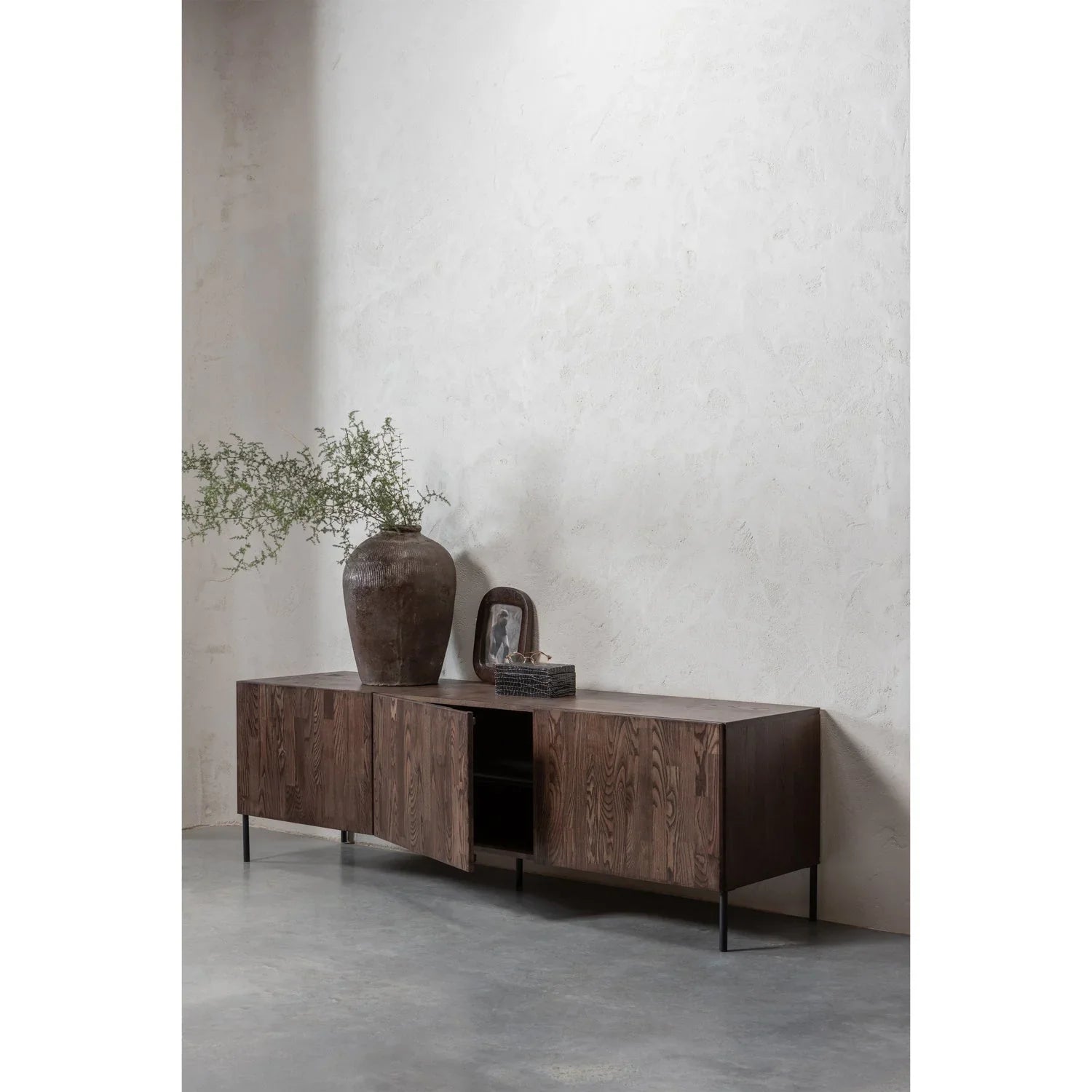 BONO GRAVURE TV UNIT ASH BROWN [fsc]