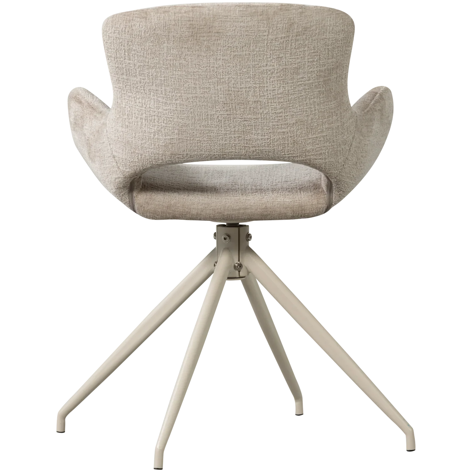 ELIVA DINING CHAIR STRUCTURE VELVET SAND - SET OF 2