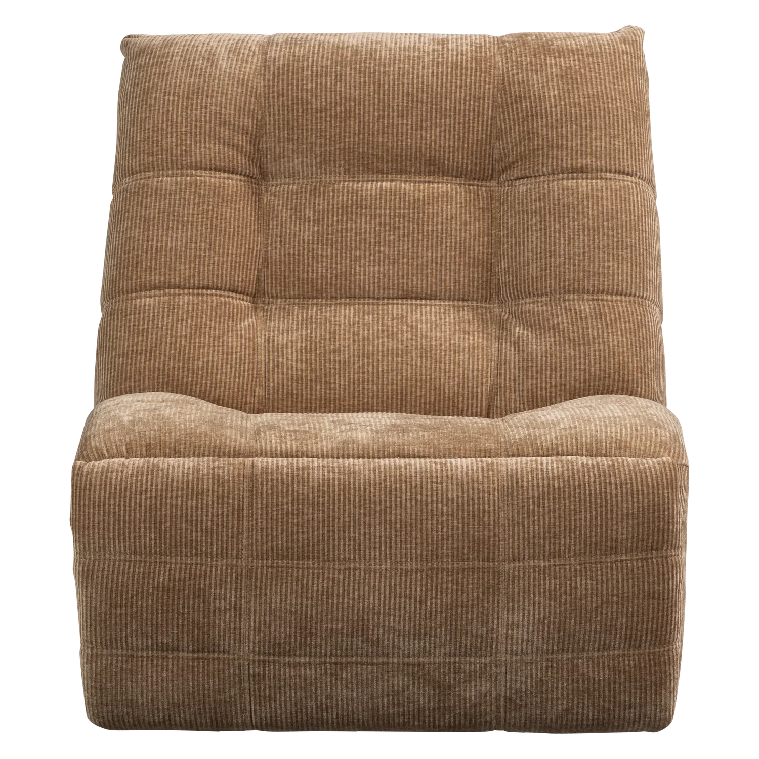 HEIN RECLINER ELECTRIC WOVEN RIB FABRIC LIGHT BROWN