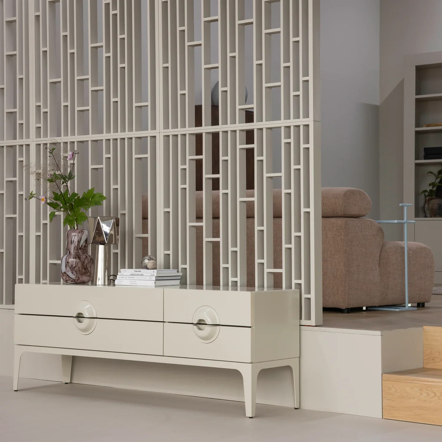 MERGE TV UNIT EUCALYPTUS WOOD DUST