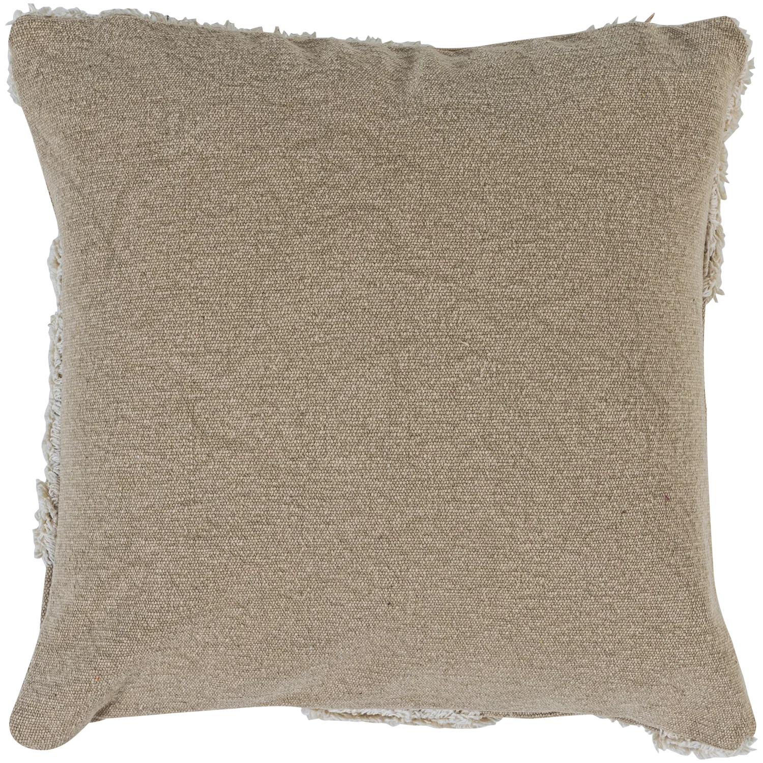 FAYDEN CUSHIONS CHENILLE BROWN/NATURAL - SET OF 3
