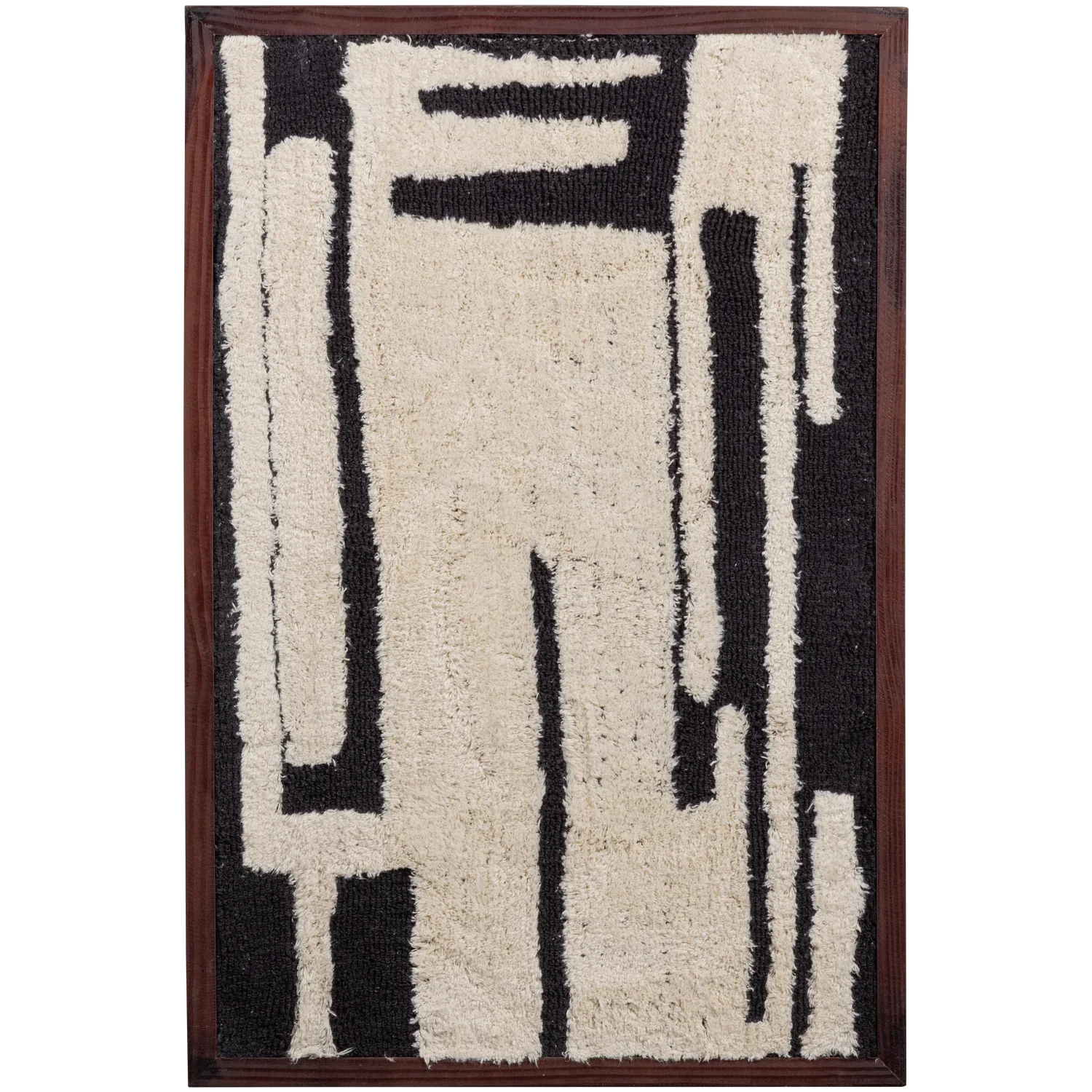 ANKA WALL DECO COTTON BLACK/WHITE