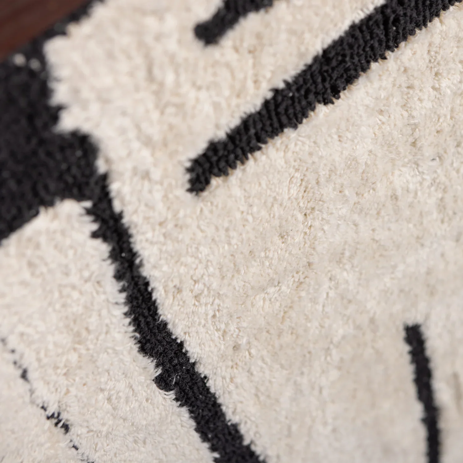 ANKA WALL DECO COTTON BLACK/WHITE