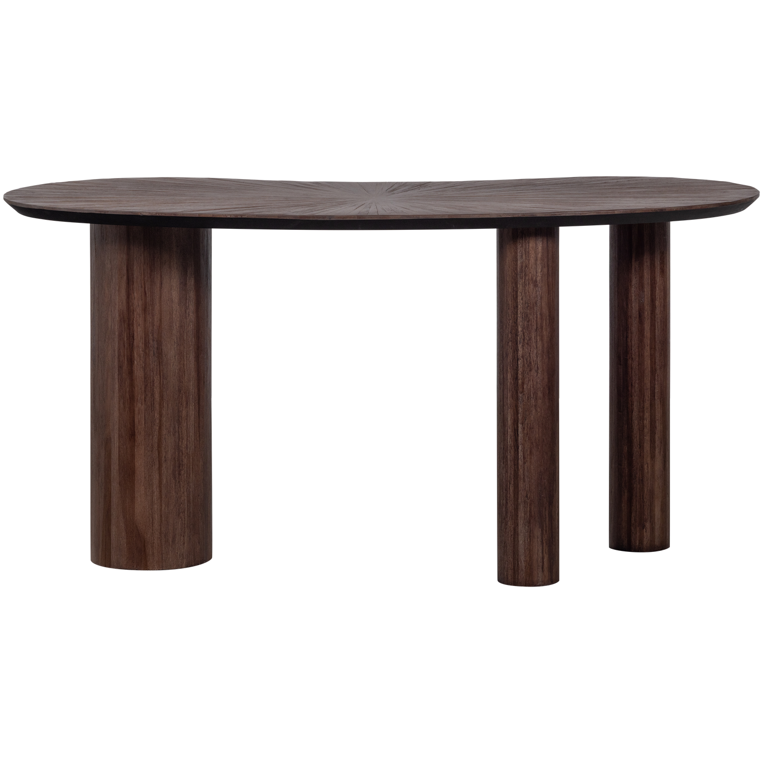 SUN ORGANIC SIDETABLE/DESK RECYCLED TEAK BROWN