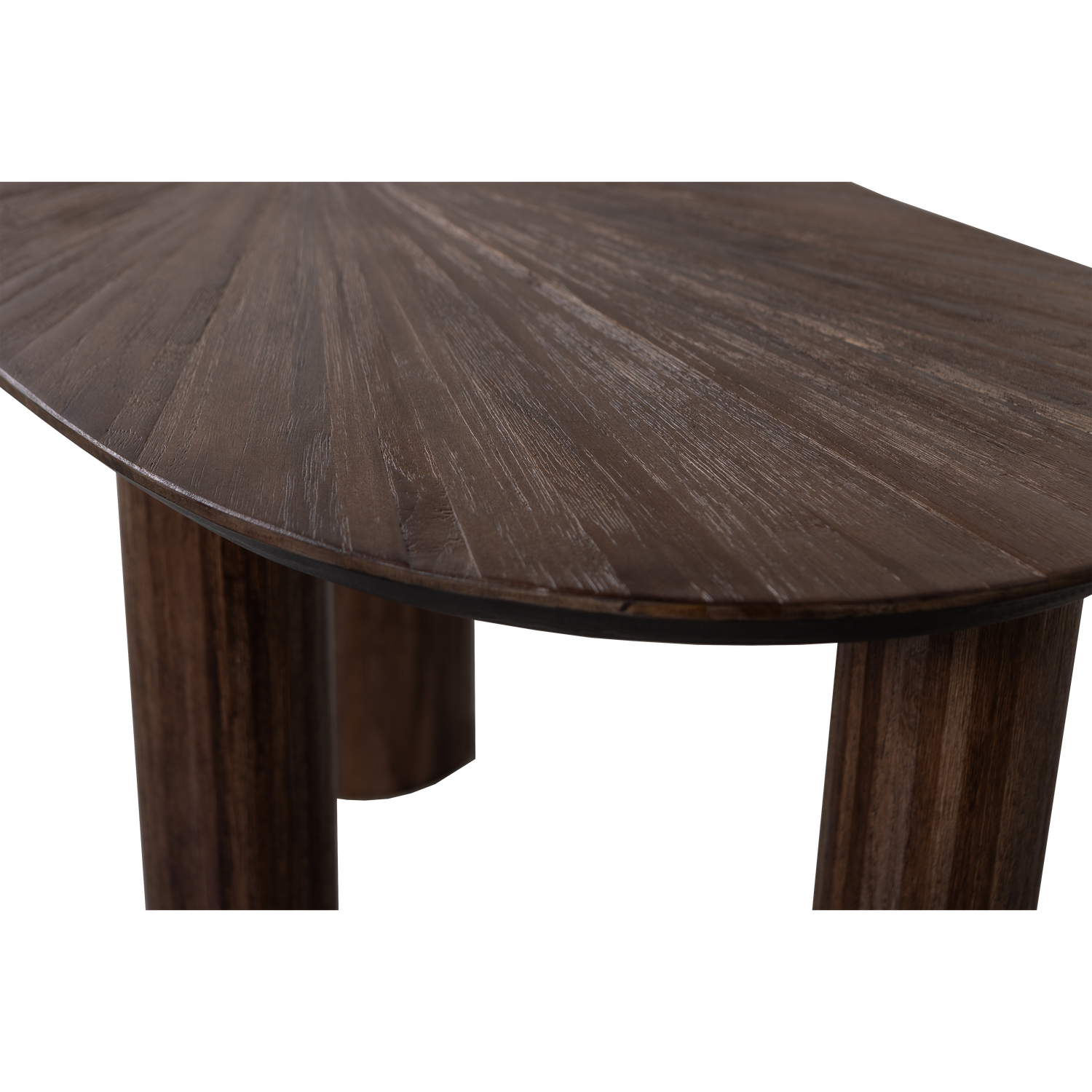 SUN ORGANIC SIDETABLE/DESK RECYCLED TEAK BROWN