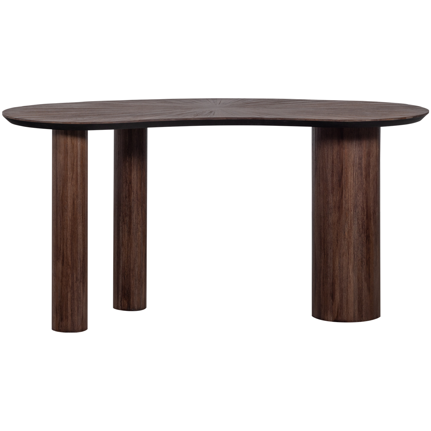 SUN ORGANIC SIDETABLE/DESK RECYCLED TEAK BROWN