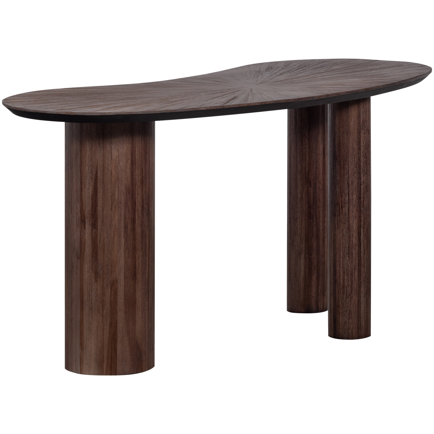 SUN ORGANIC SIDETABLE/DESK RECYCLED TEAK BROWN