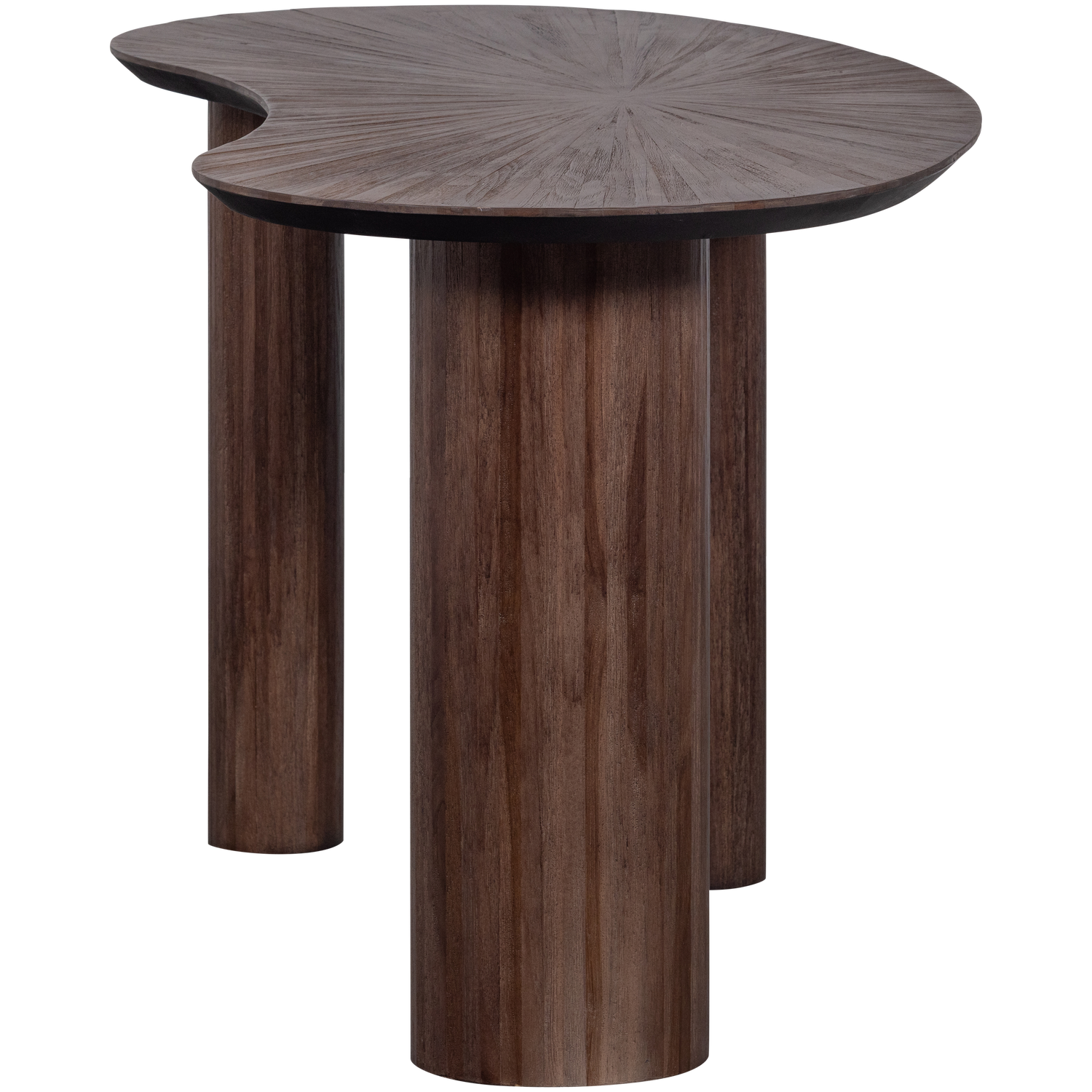 SUN ORGANIC SIDETABLE/DESK RECYCLED TEAK BROWN