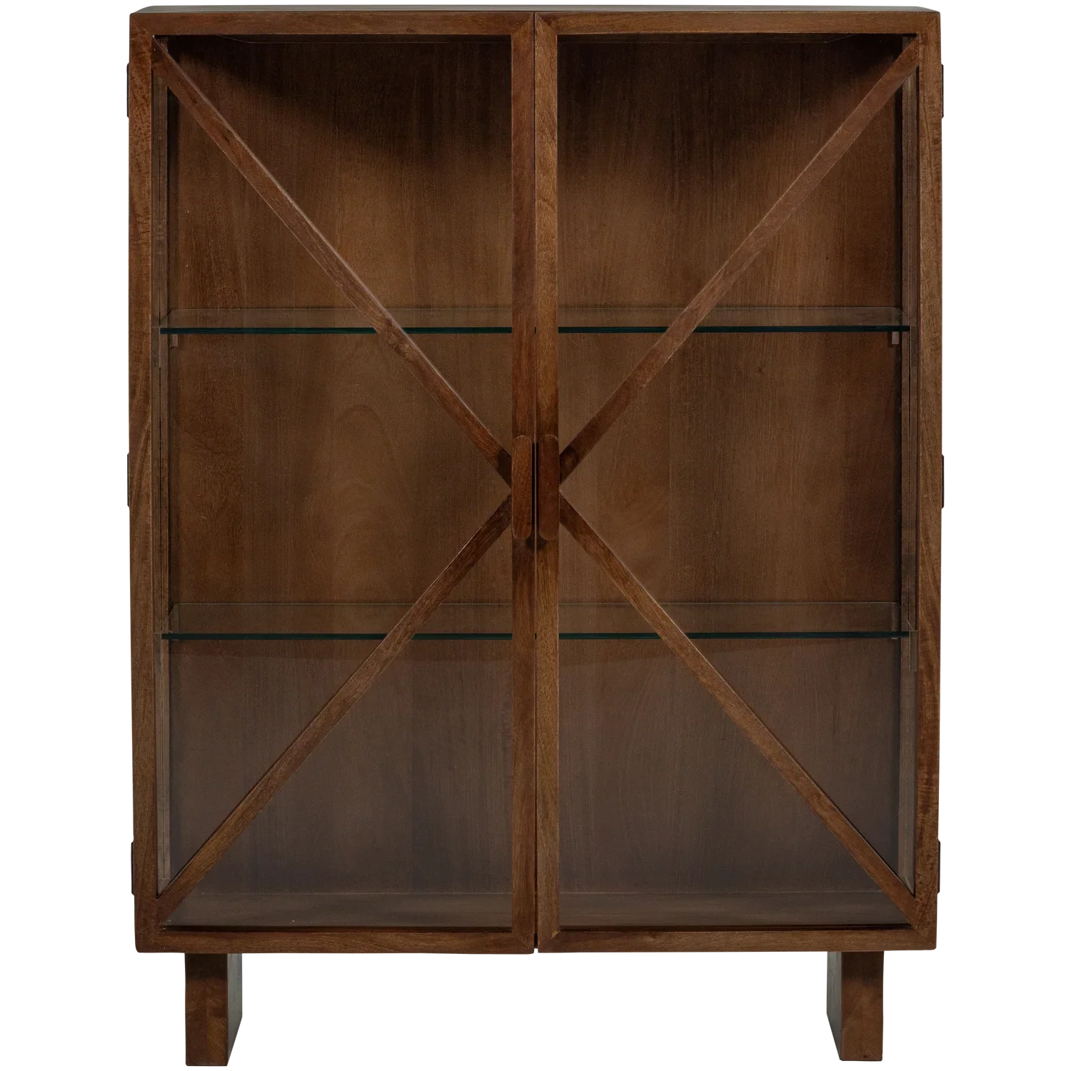 KELLA 2-DOORS CABINET MANGO WOOD BROWN