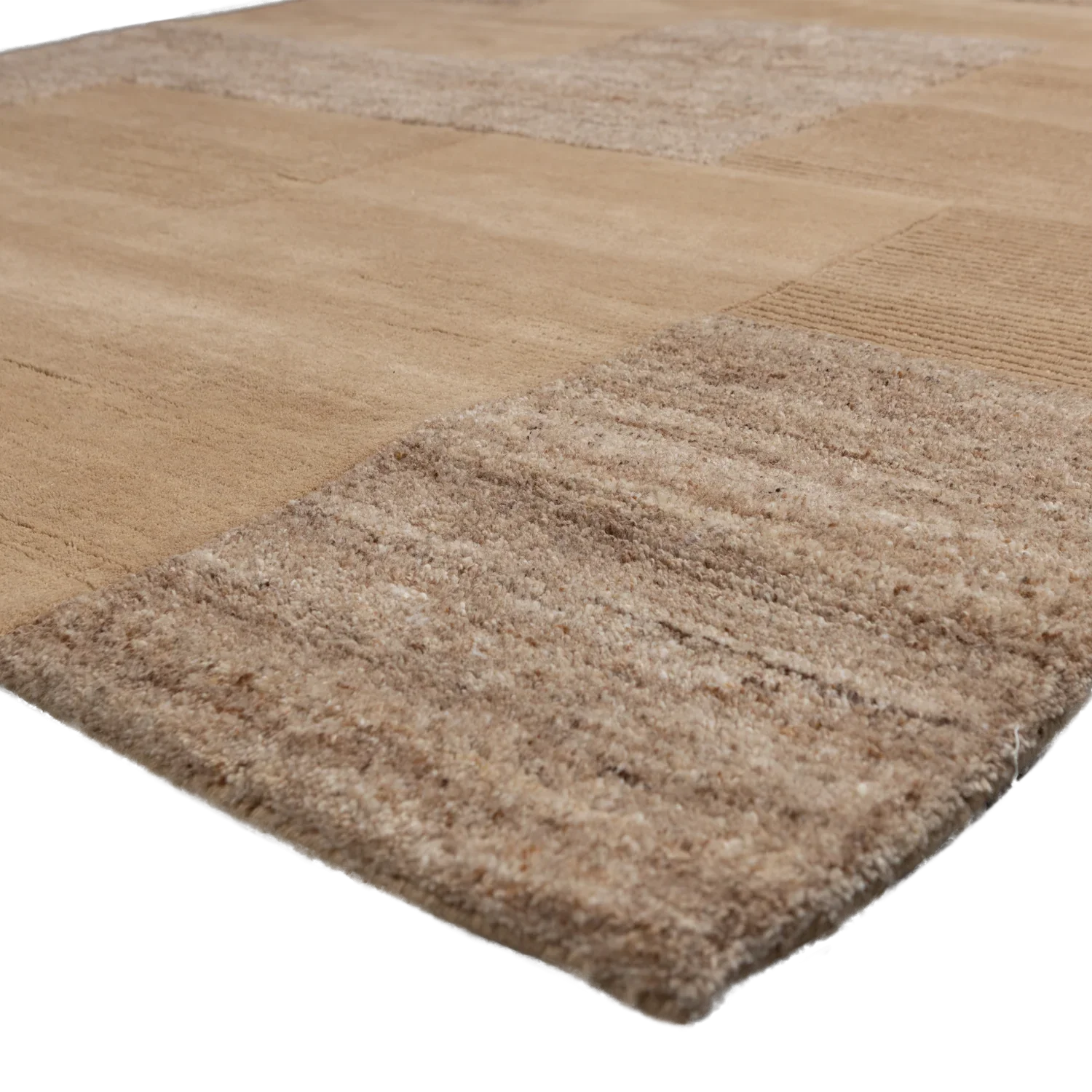 NOVEN HANDWOVEN RUG WOOL/COTTON SAND 170x240CM