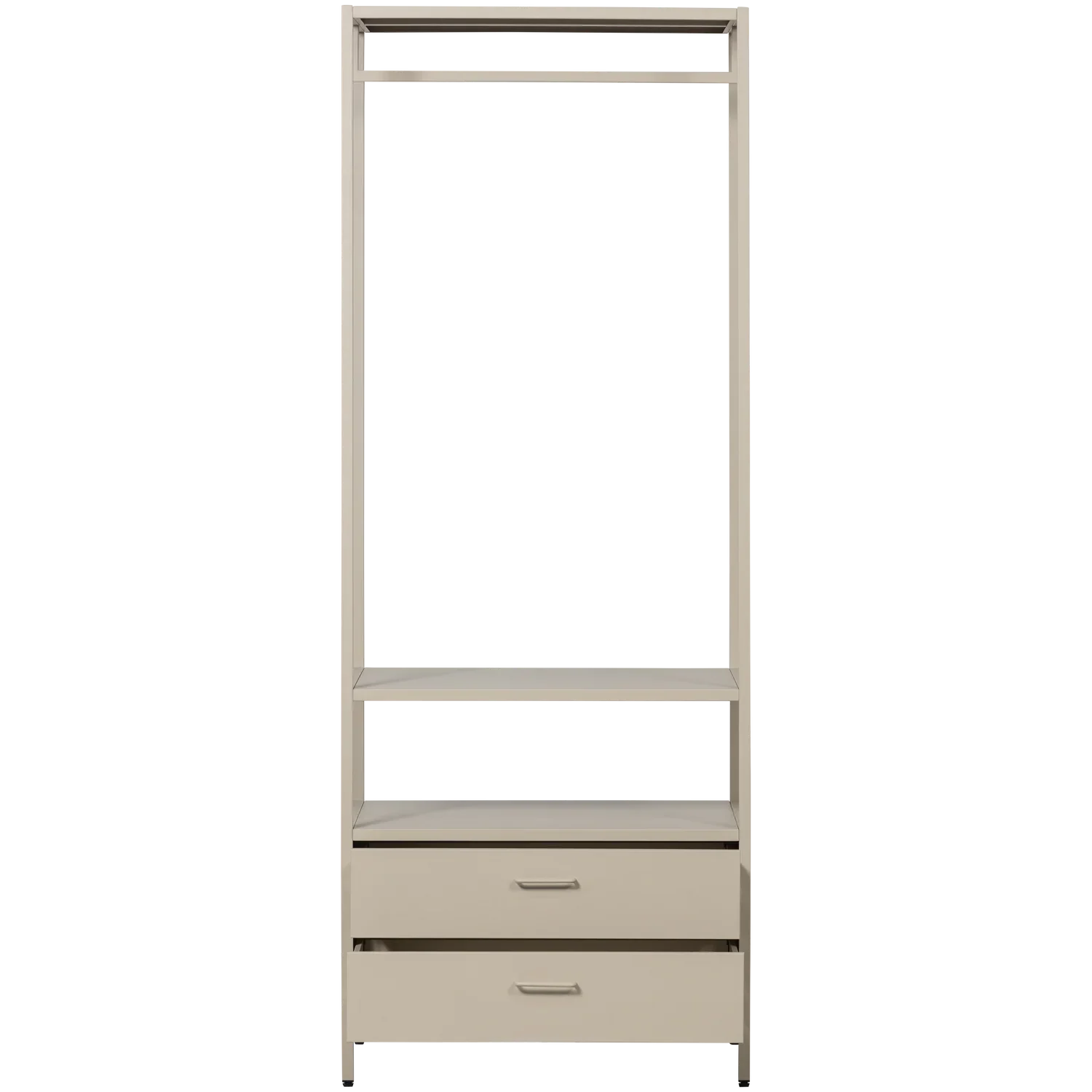 FERRIS OPEN WARDROBE 70 CM METAL SAND