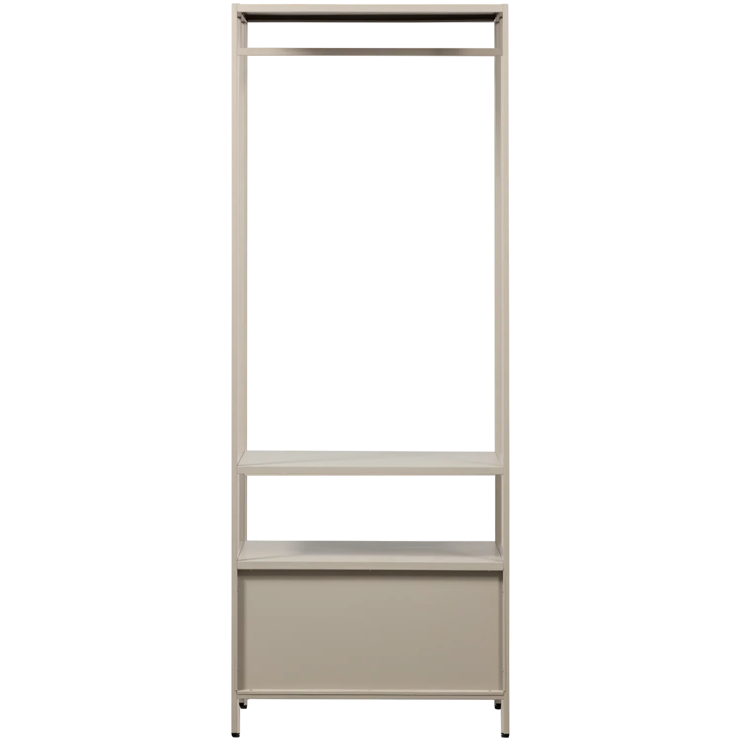 FERRIS OPEN WARDROBE 70 CM METAL SAND