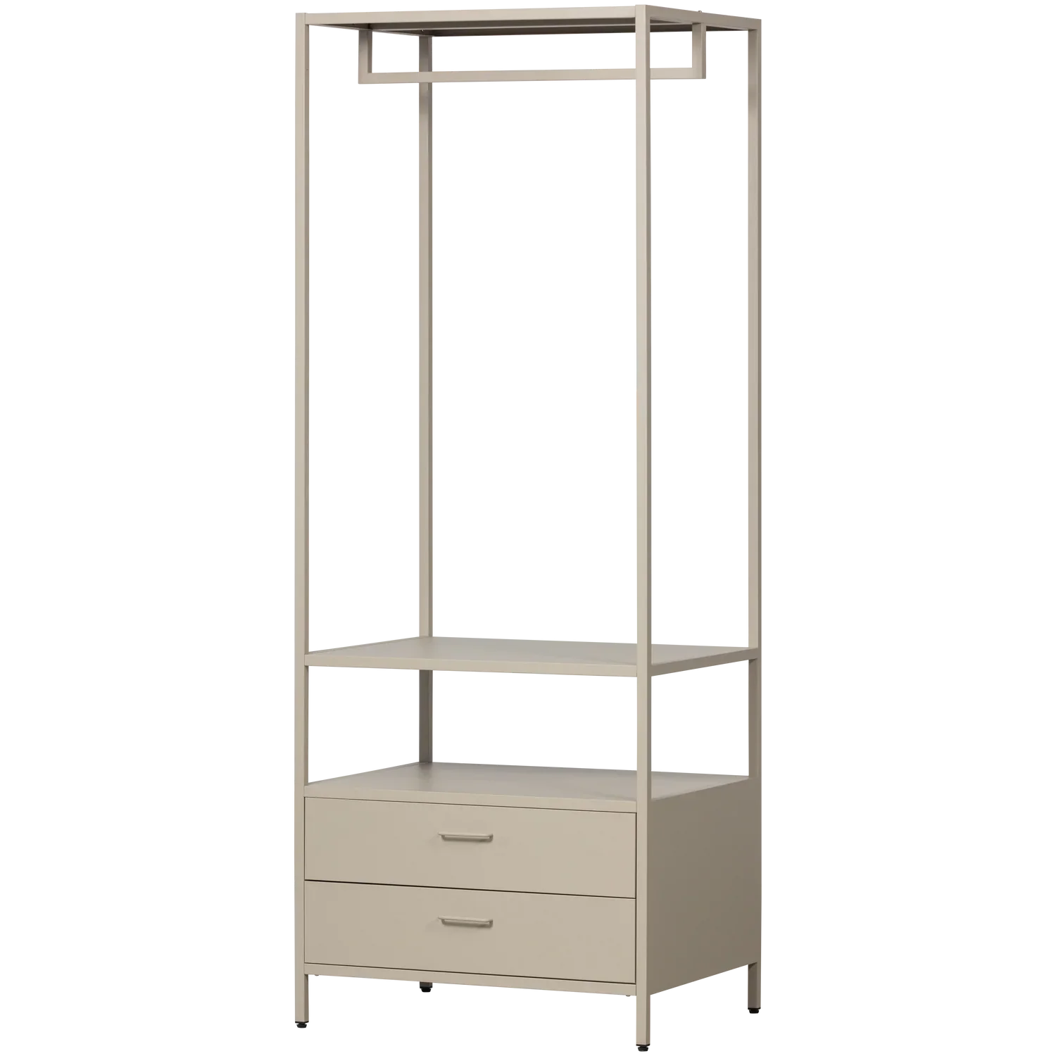 FERRIS OPEN WARDROBE 70 CM METAL SAND