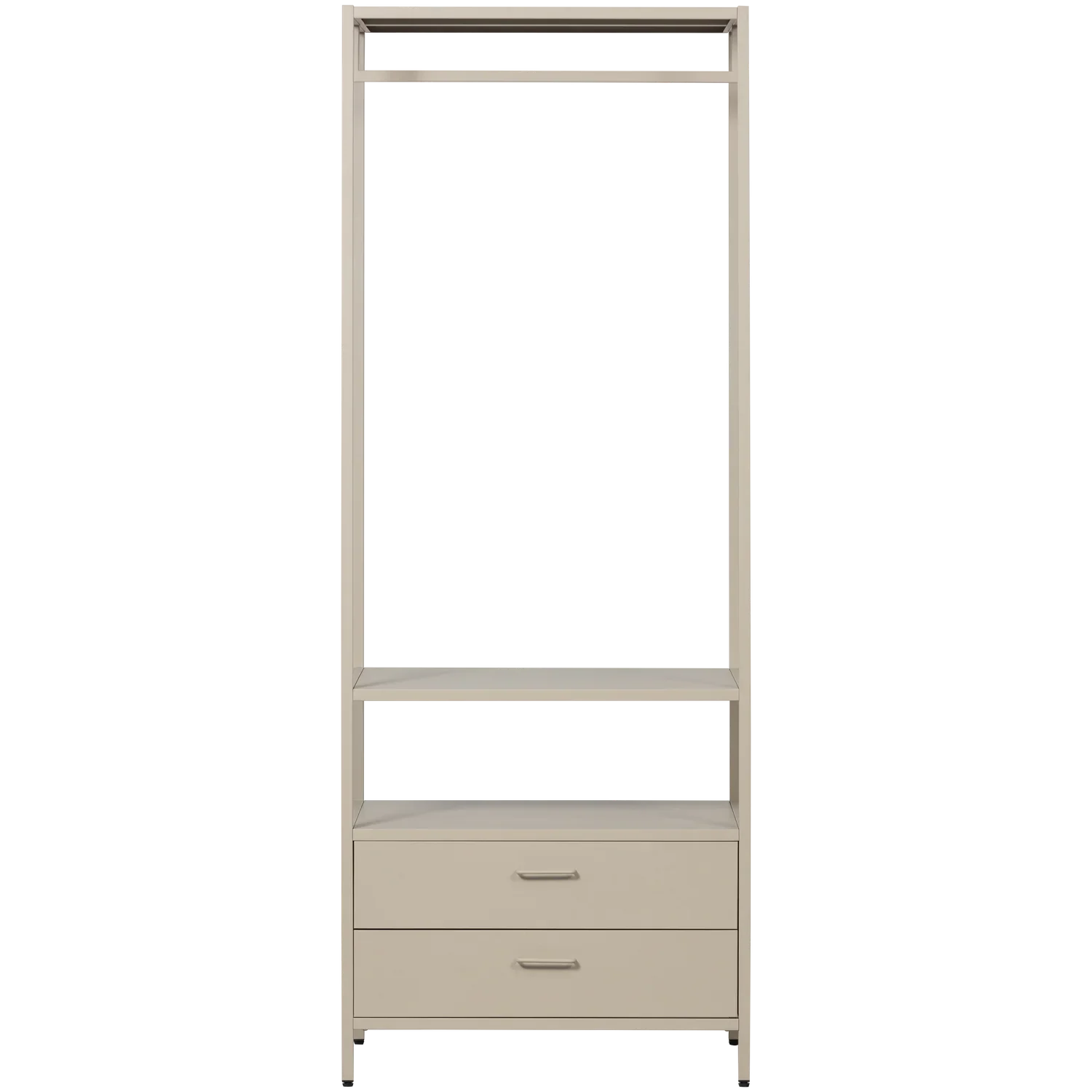 FERRIS OPEN WARDROBE 70 CM METAL SAND
