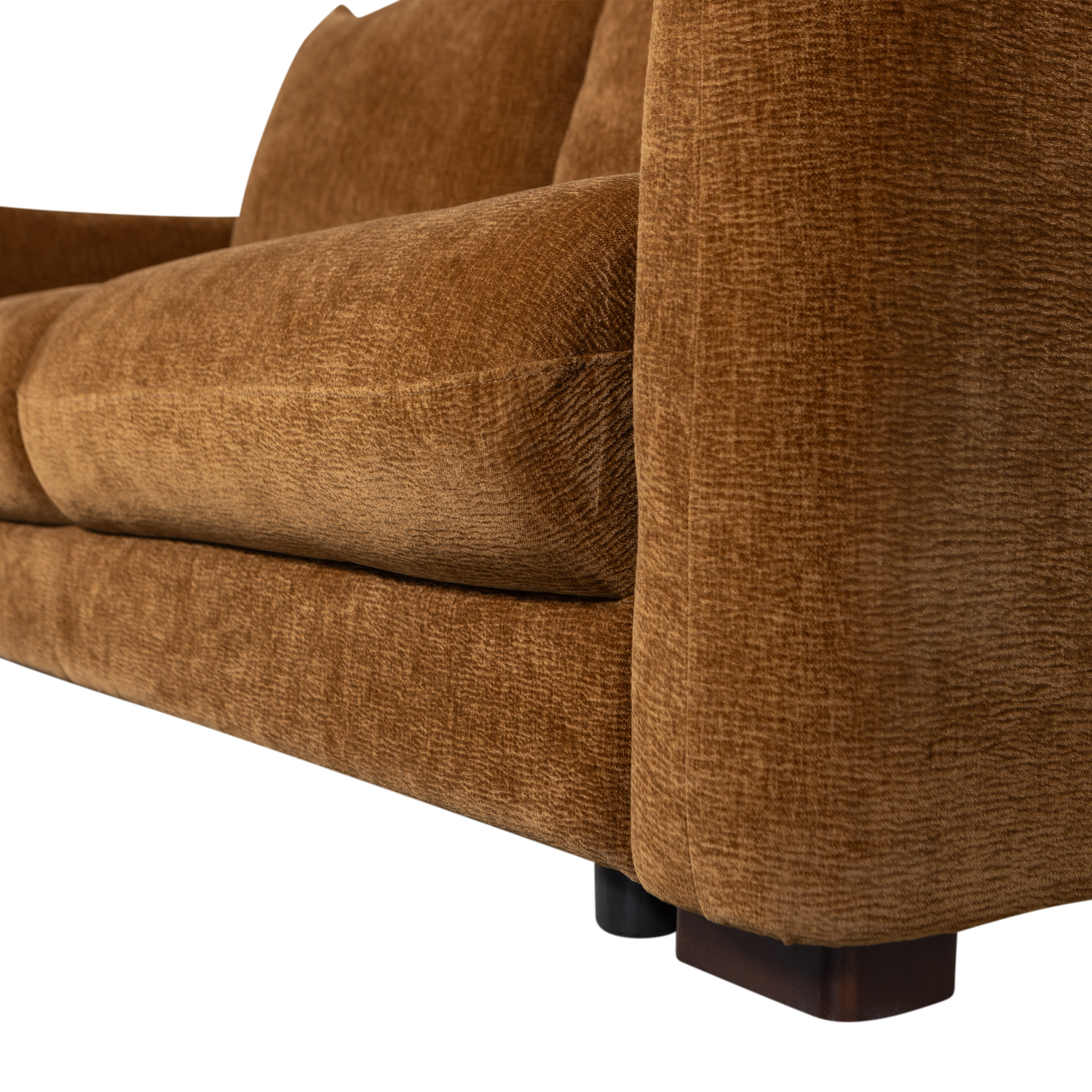 JONNE 3-SEATER SLEEPING SOFA CHENILLE BROWN