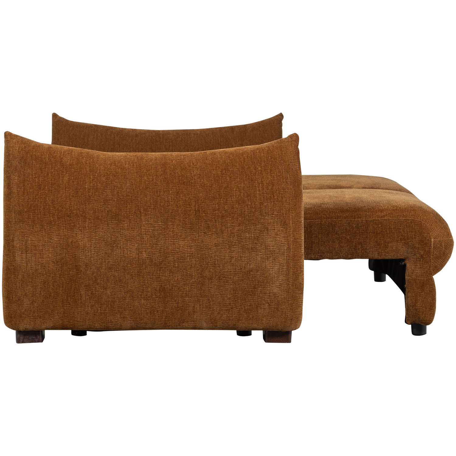 JONNE 3-SEATER SLEEPING SOFA CHENILLE BROWN