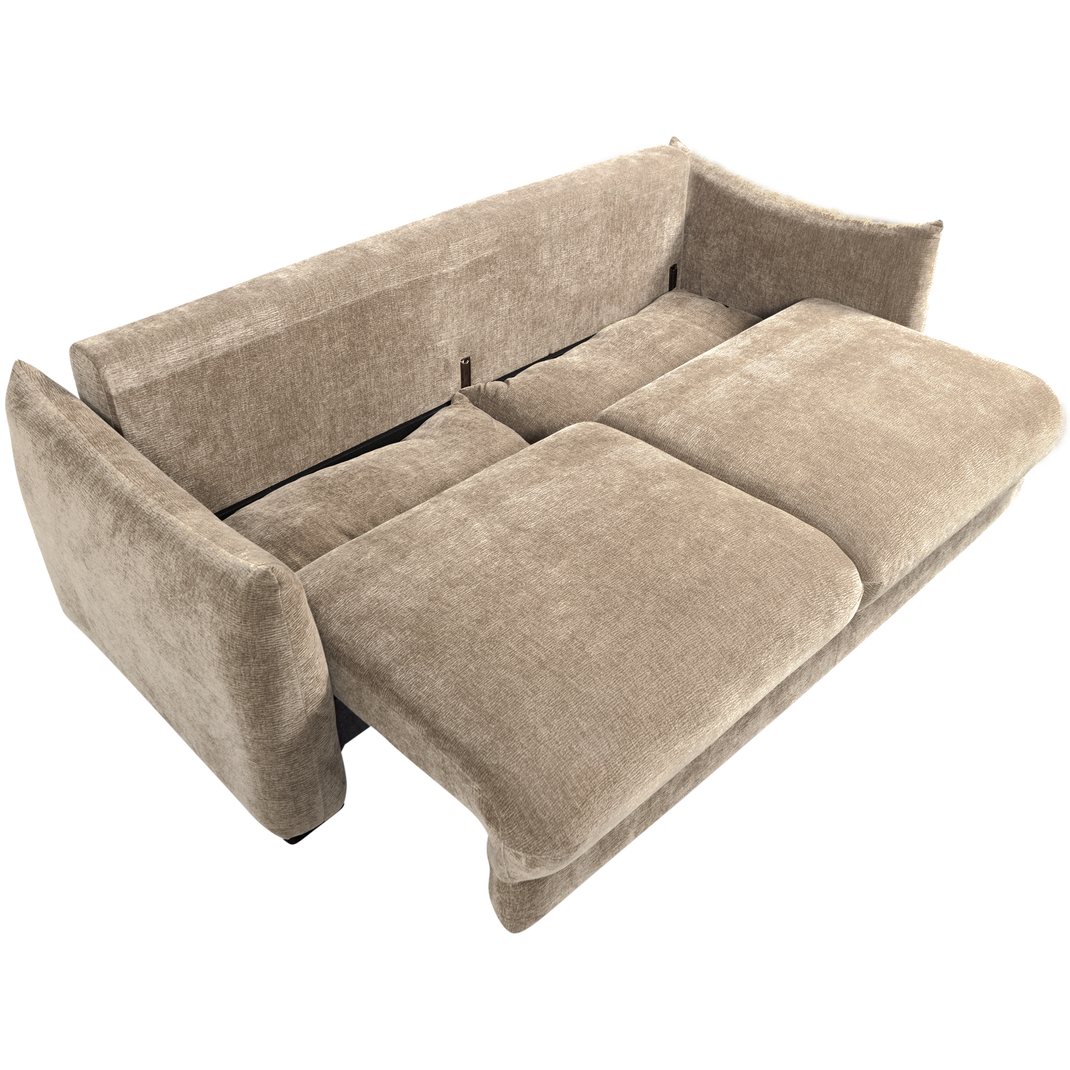 JONNE 3-SEATER SLEEPING SOFA CHENILLE NATURAL